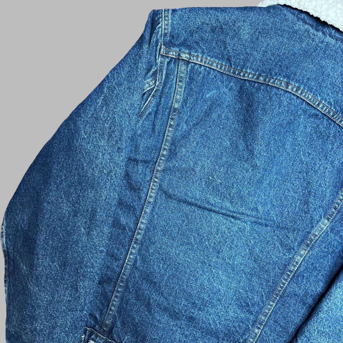 Levi's × Vintage Vintage 1980s Levi’s Denim Sherpa Lined Trucker Jacket Size US S / EU 44-46 / 1 - 20 Thumbnail