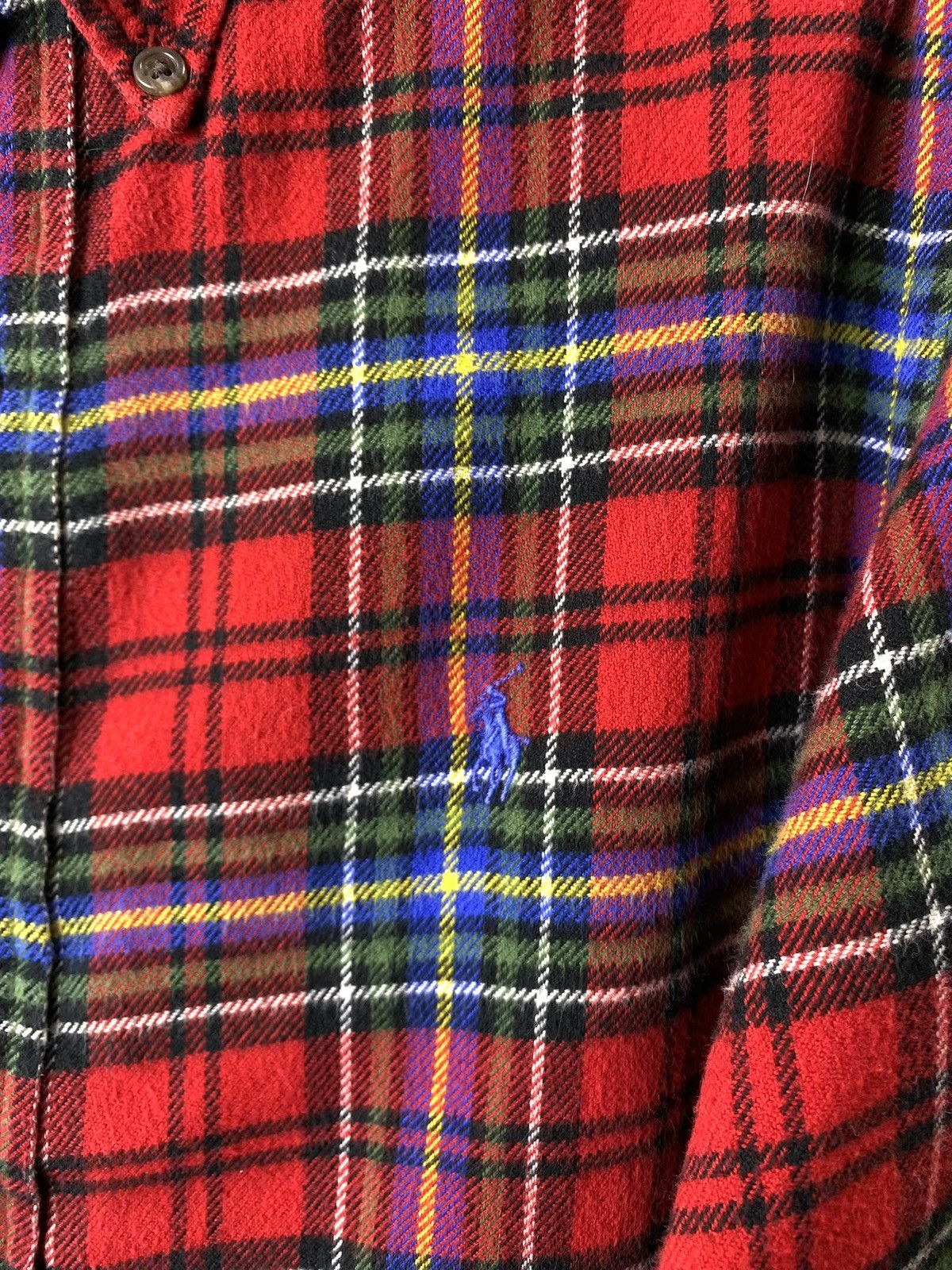 Polo Ralph Lauren 90’s Vintage Polo Ralph Lauren Flannel Plaid Checkered Shirt Size US S / EU 44-46 / 1 - 3 Thumbnail