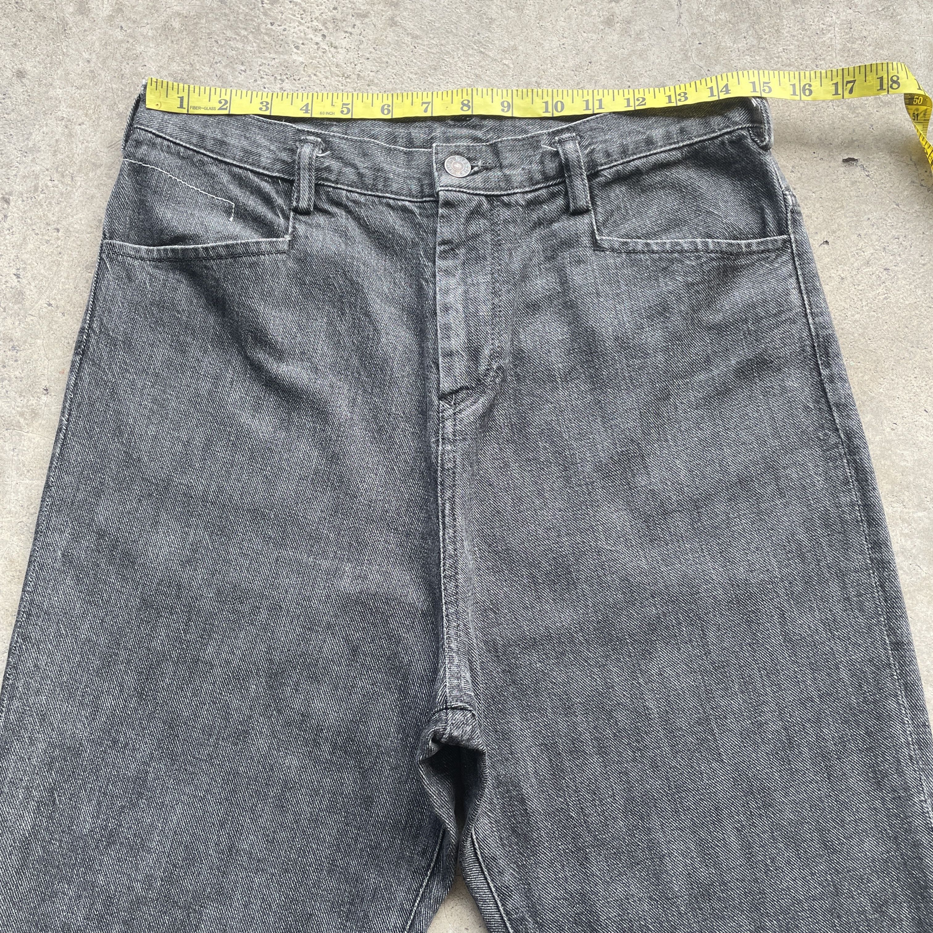 Yohji Yamamoto W30 VINTAGE YOHJI YAMAMOTO Y’S BLACK JEANS FADED DENIM PANTS Size US 30 / EU 46 - 5 Thumbnail