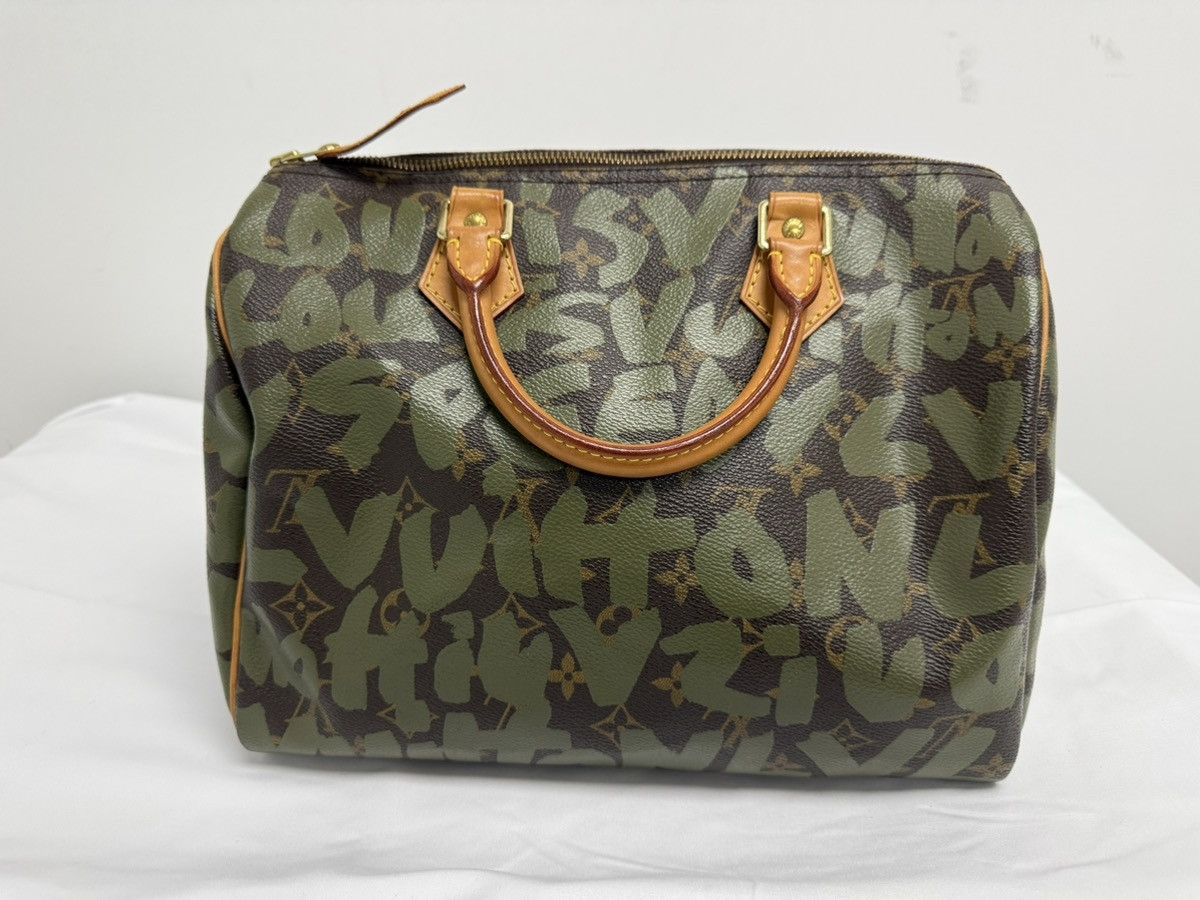 Louis Vuitton × Stephen Sprouse Louis Vuitton Stephen Sprouse Green Graffiti Speedy 30 Size ONE SIZE - 2 Thumbnail