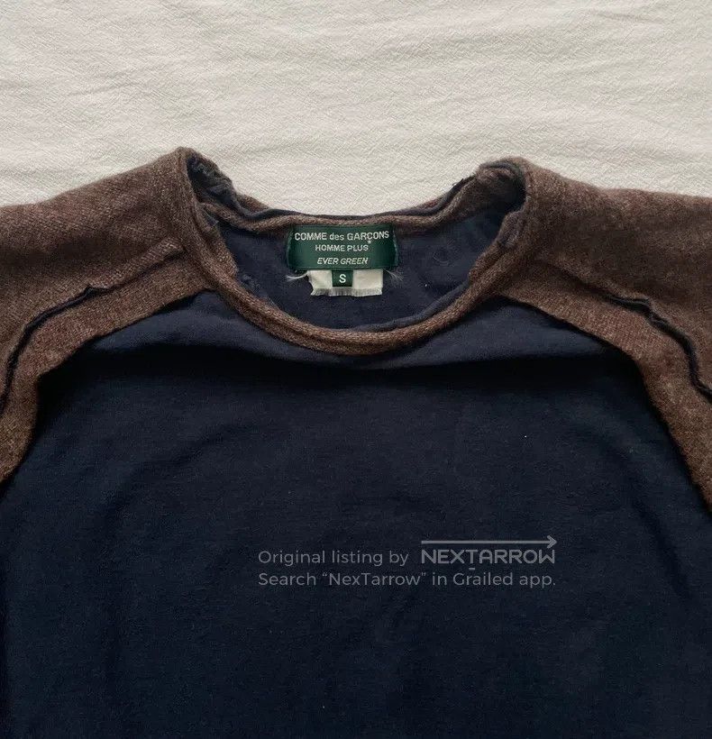 Comme des Garcons Comme Des Garcons Double Layer Cotton Ribbed Sweater T-shi Size US S / EU 44-46 / 1 - 2 Thumbnail