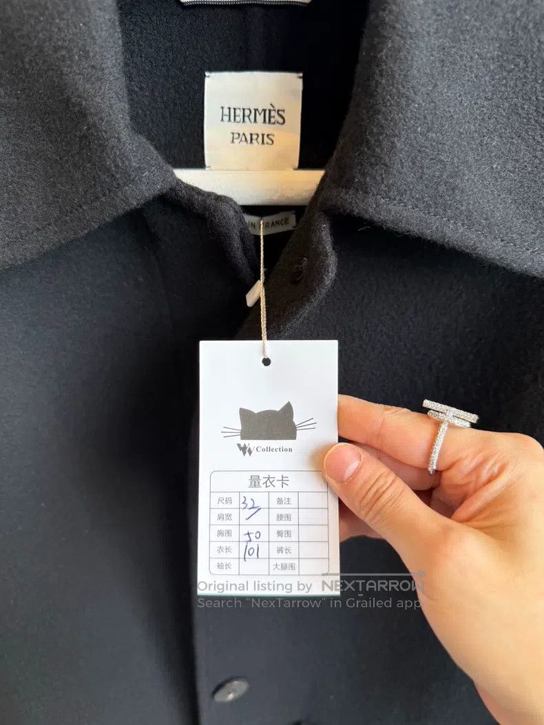 Hermes Hermes Coat - Cashmere Size 4XL / US 24-26 - 3 Thumbnail