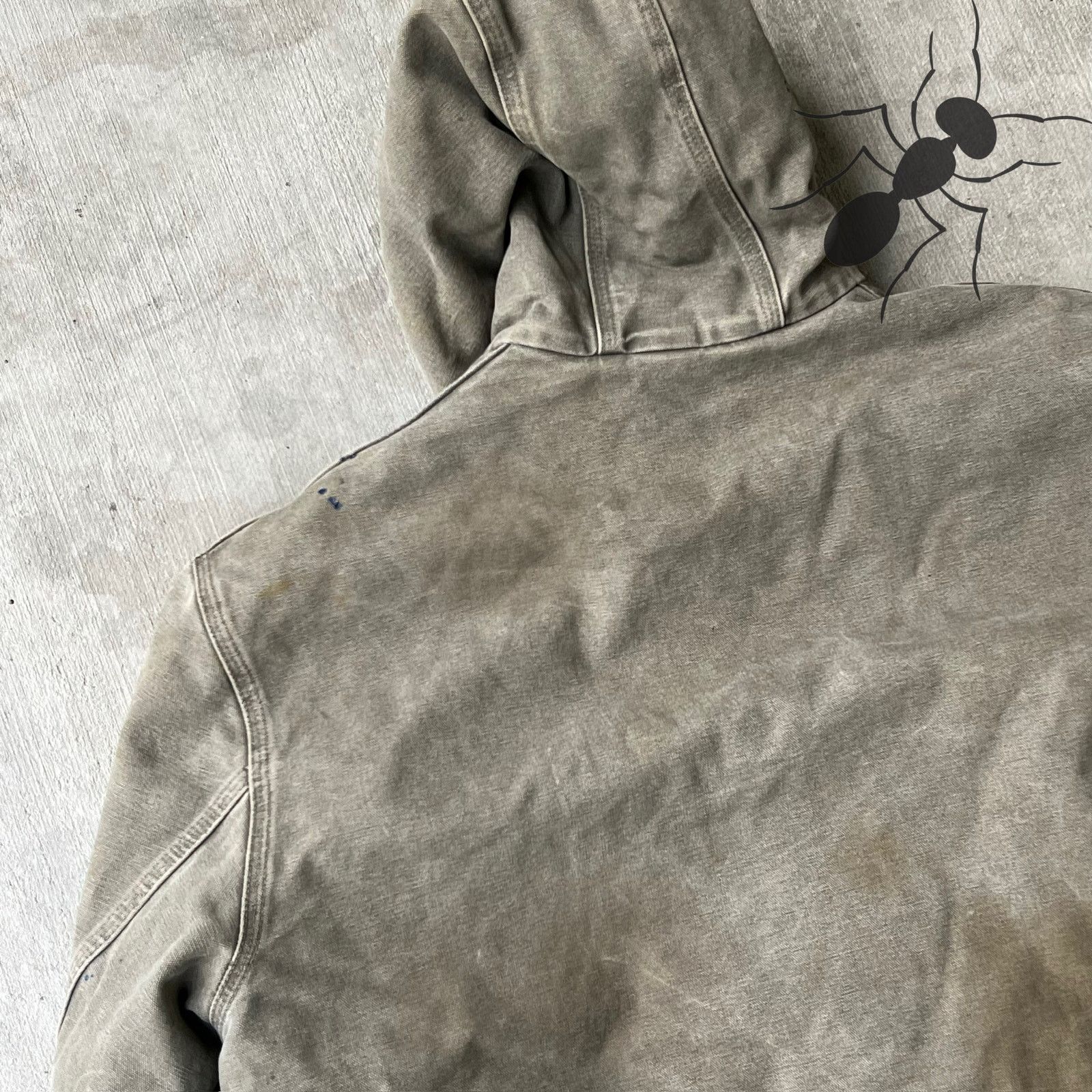 Carhartt × Vintage Carhartt J142 SAG brown hooded work wear jacket Size US XL / EU 56 / 4 - 14 Thumbnail