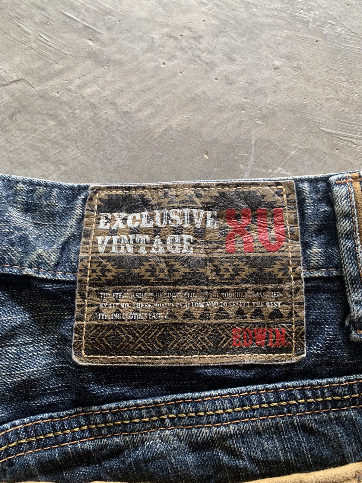 Edwin distressed flare vintage exclusive EDWIN jeans western style Size US 32 / EU 48 - 13 Thumbnail