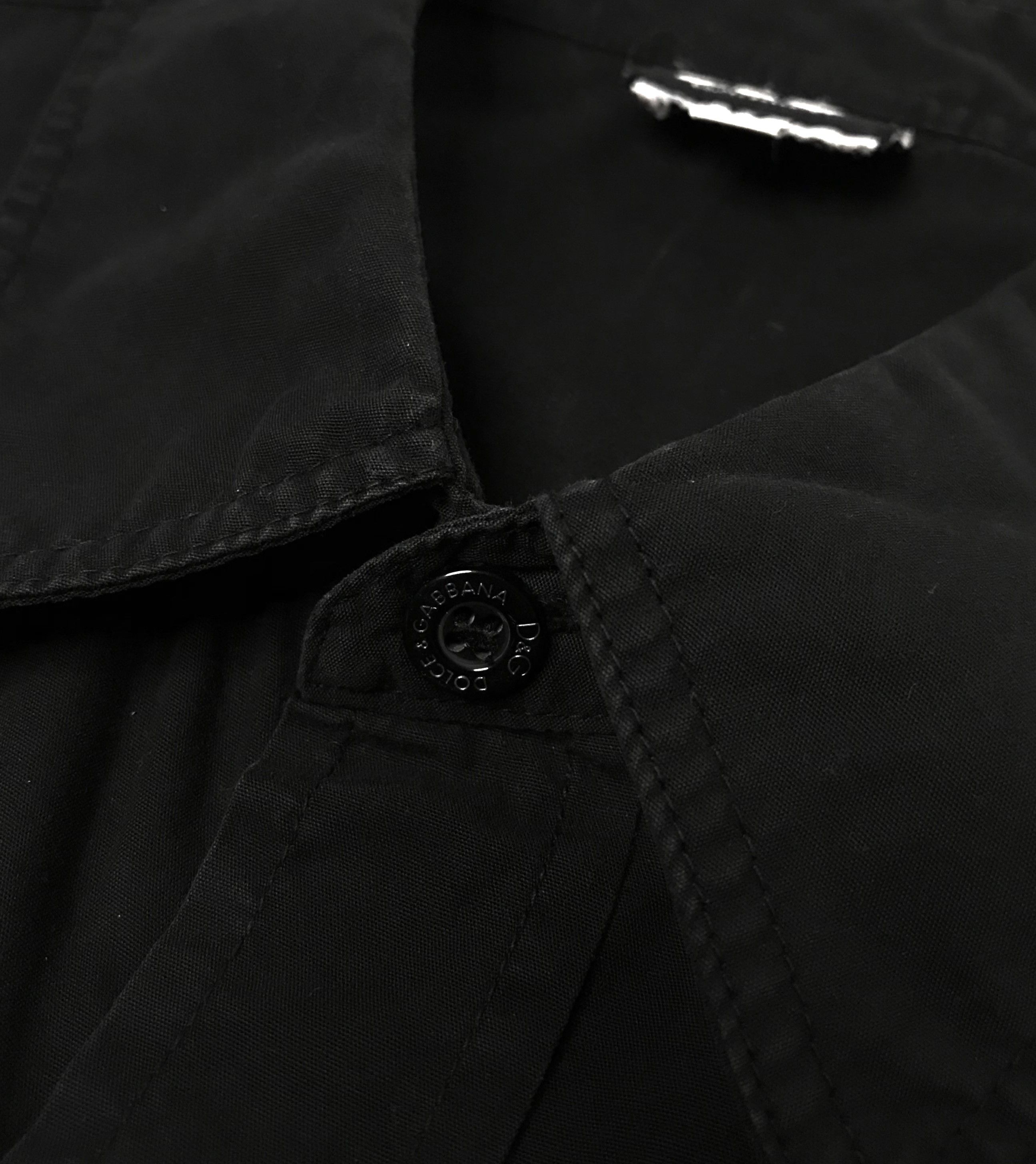 Dolce & Gabbana Dolce&Gabbana Vintage Mens Button Up Shirt Black Size US M / EU 48-50 / 2 - 6 Thumbnail