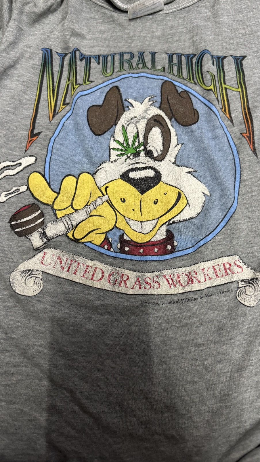 Vintage Vintage 90s Cannabis Natural High Size US L / EU 52-54 / 3 - 2 Thumbnail