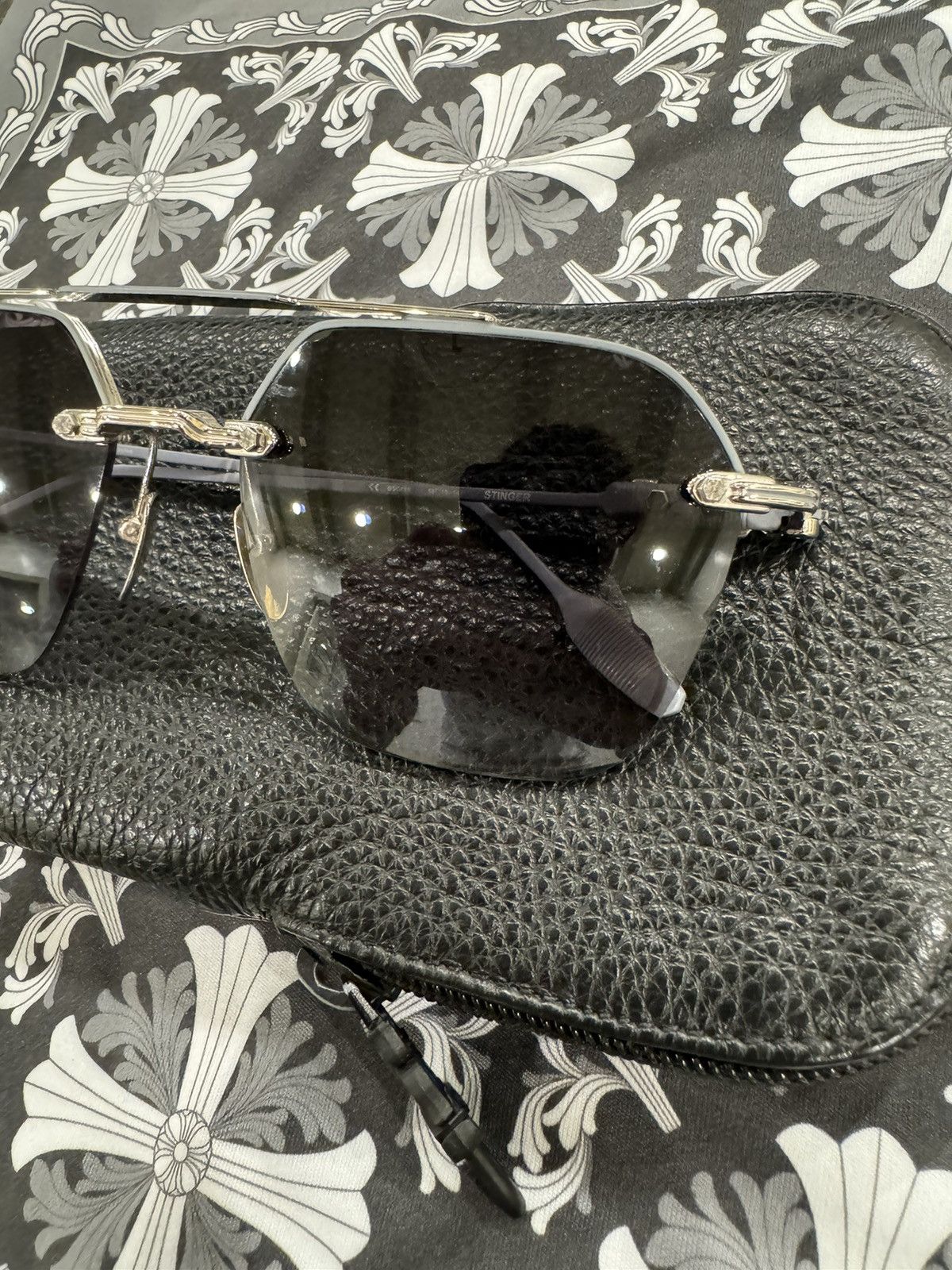 Chrome Hearts Chrome Heart Stinger Sunglasses Size ONE SIZE - 3 Thumbnail