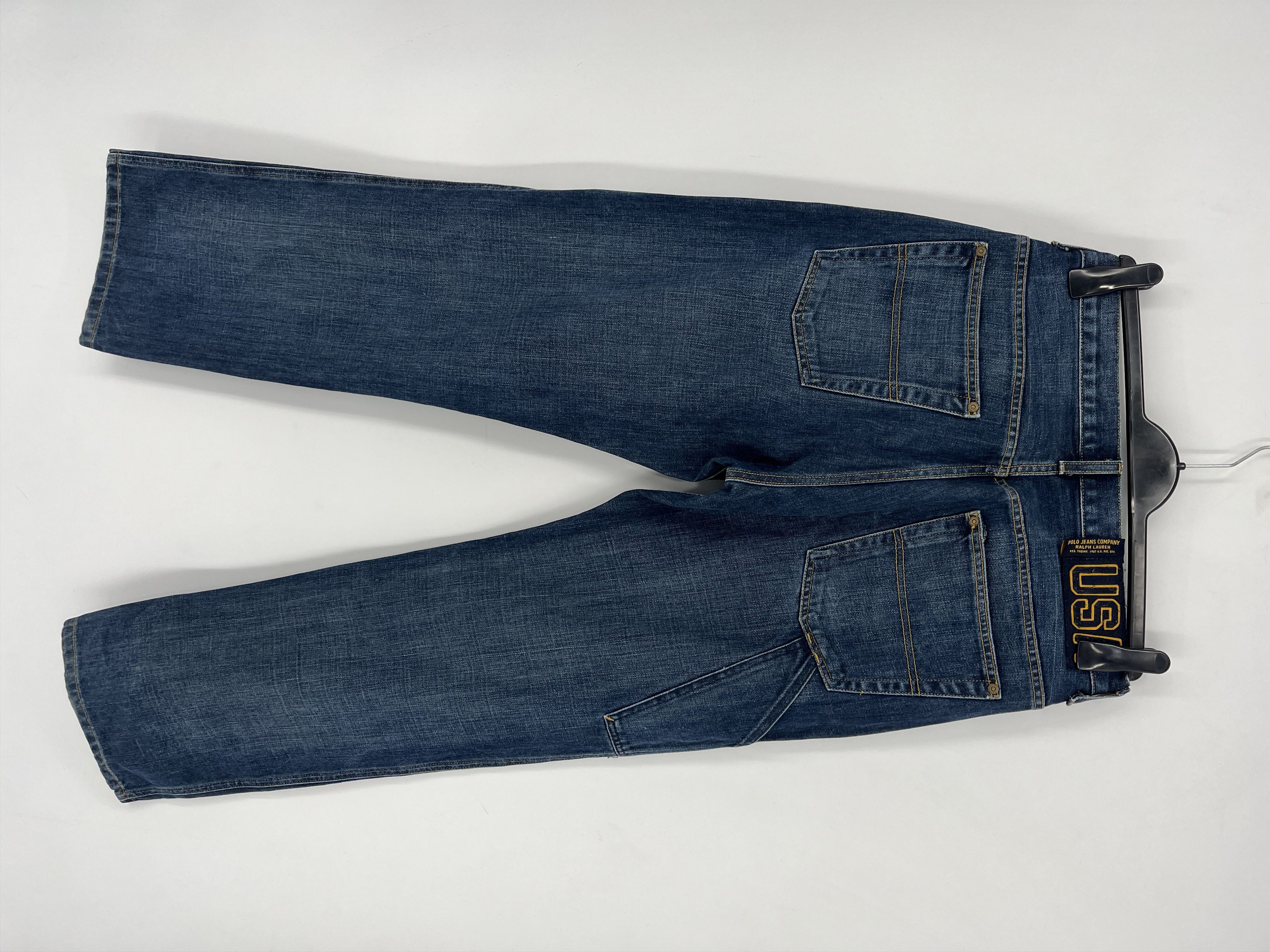 Polo Ralph Lauren × Ralph Lauren Rare Vintage POLO RALPH LAUREN Made In USA Denim Jeans Size US 32 / EU 48 - 8 Thumbnail