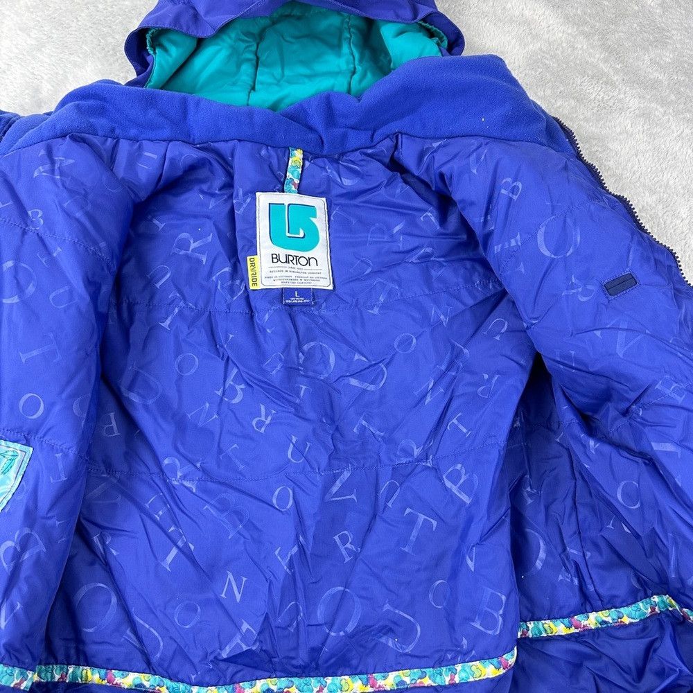 Burton Burton Blue Ski Jacket Girls Waterproof Size L (14/16) Size L / US 10 / IT 46 - 9 Thumbnail
