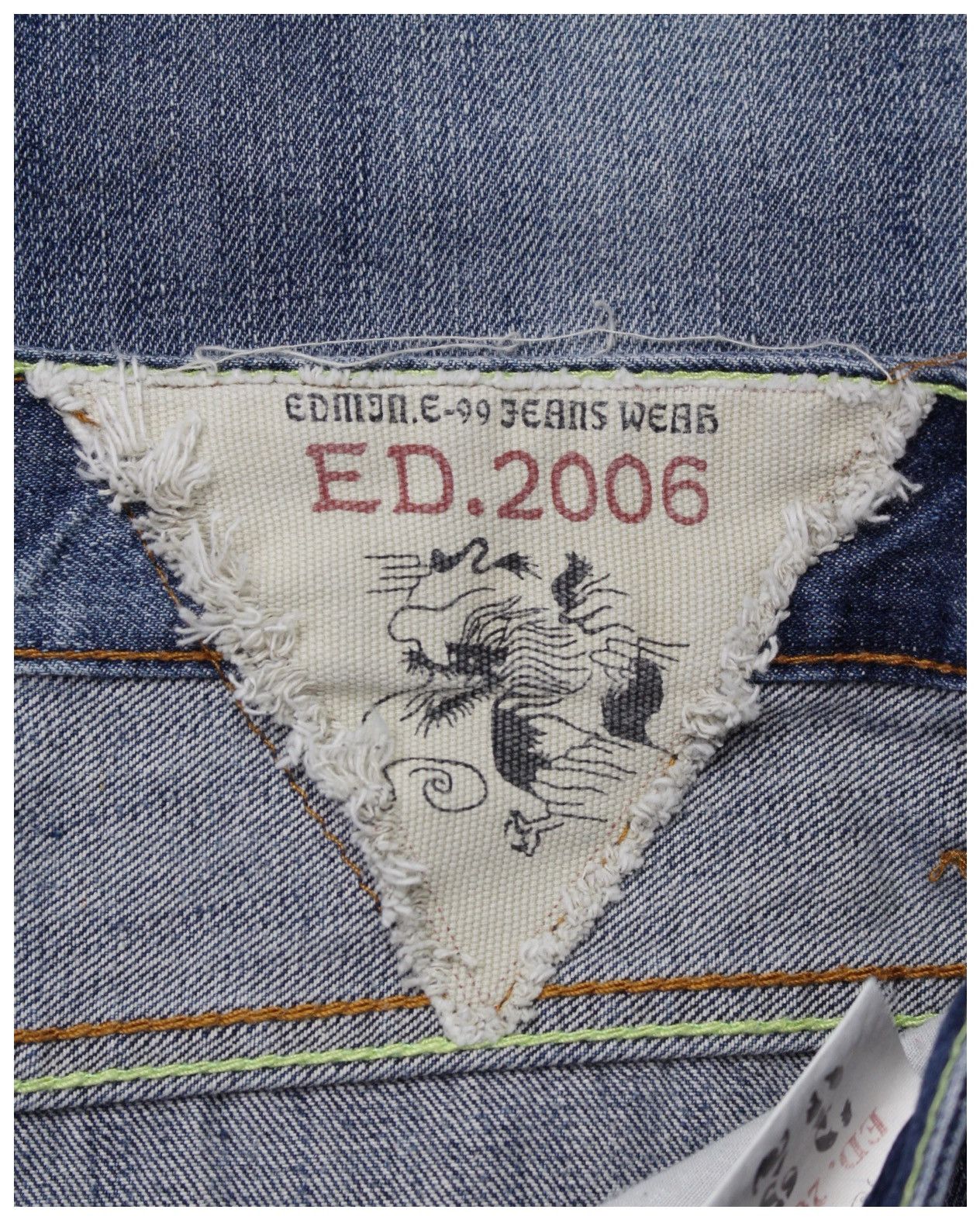 Hysteric Glamour 2000S EDWIN E-99 “ED.2006” FLEUR-DE-LIS STUDDED DENIM Size US 26 / EU 42 - 6 Thumbnail