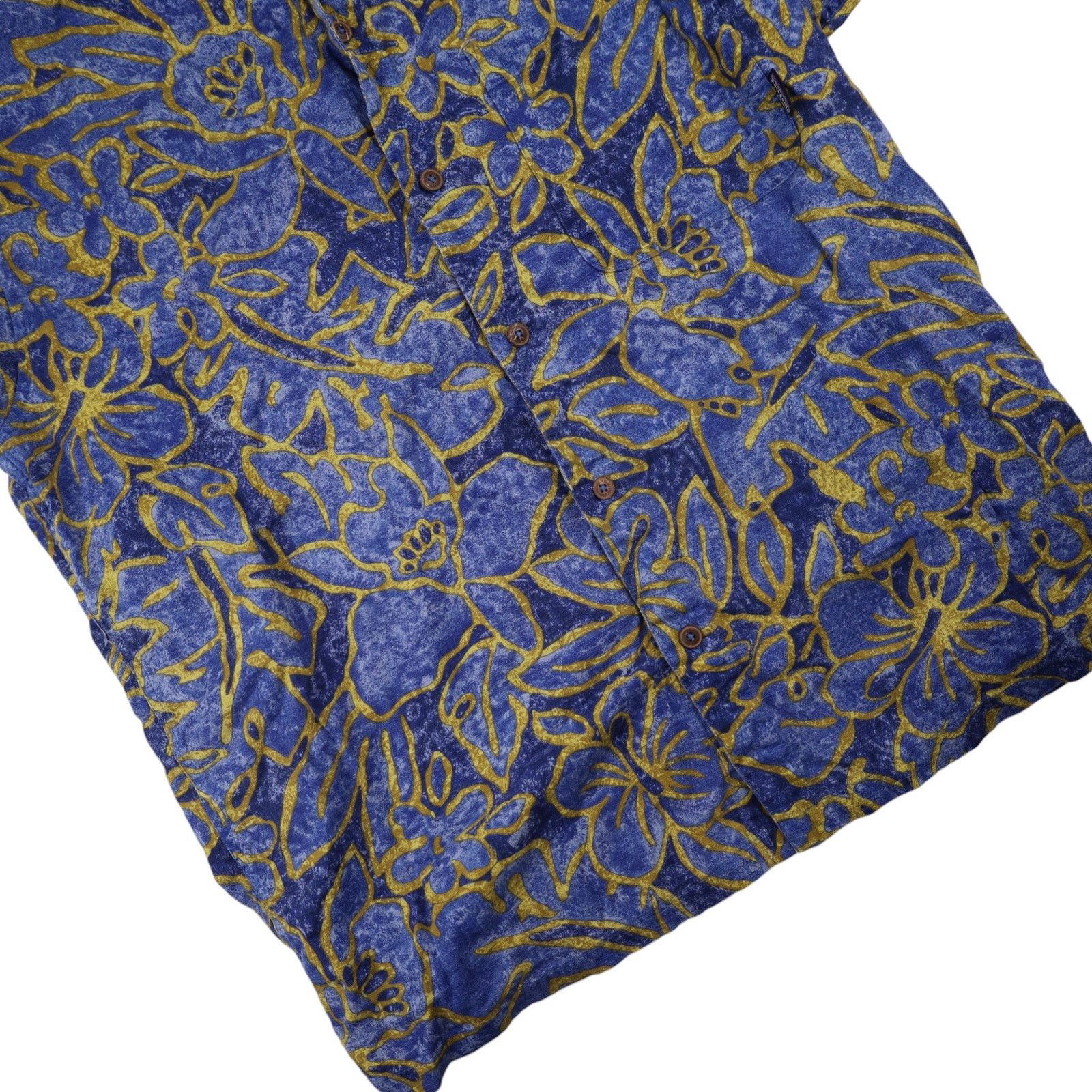 Patagonia × Vintage Vintage Patagonia Organic Cotton Floral Hawaiian Shirt Size US S / EU 44-46 / 1 - 3 Thumbnail