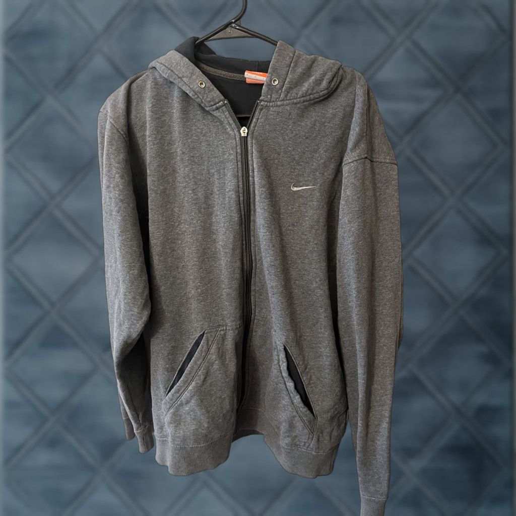 Nike Nike full-zip hoodie Men M gray white 148781-064 Flaw Size US M / EU 48-50 / 2 - 1 Thumbnail