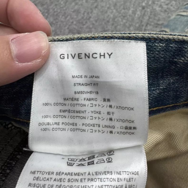 Givenchy Givenchy Ripped Destroyed Denim Jeans Size US 32 / EU 48 - 5 Thumbnail