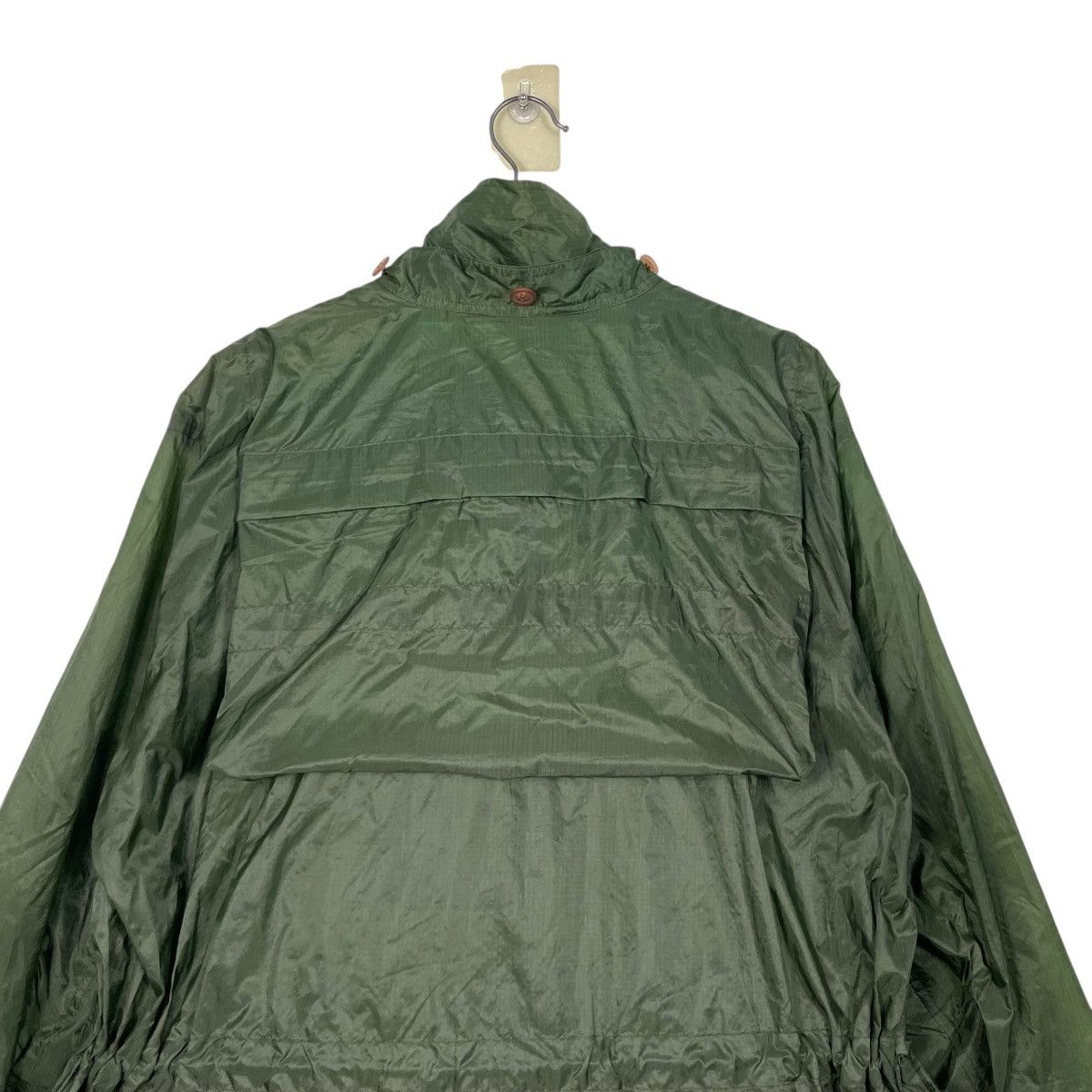Issey Miyake Issey Miyake Windcoat Green Nylon Long Jacket Size US L / EU 52-54 / 3 - 9 Thumbnail