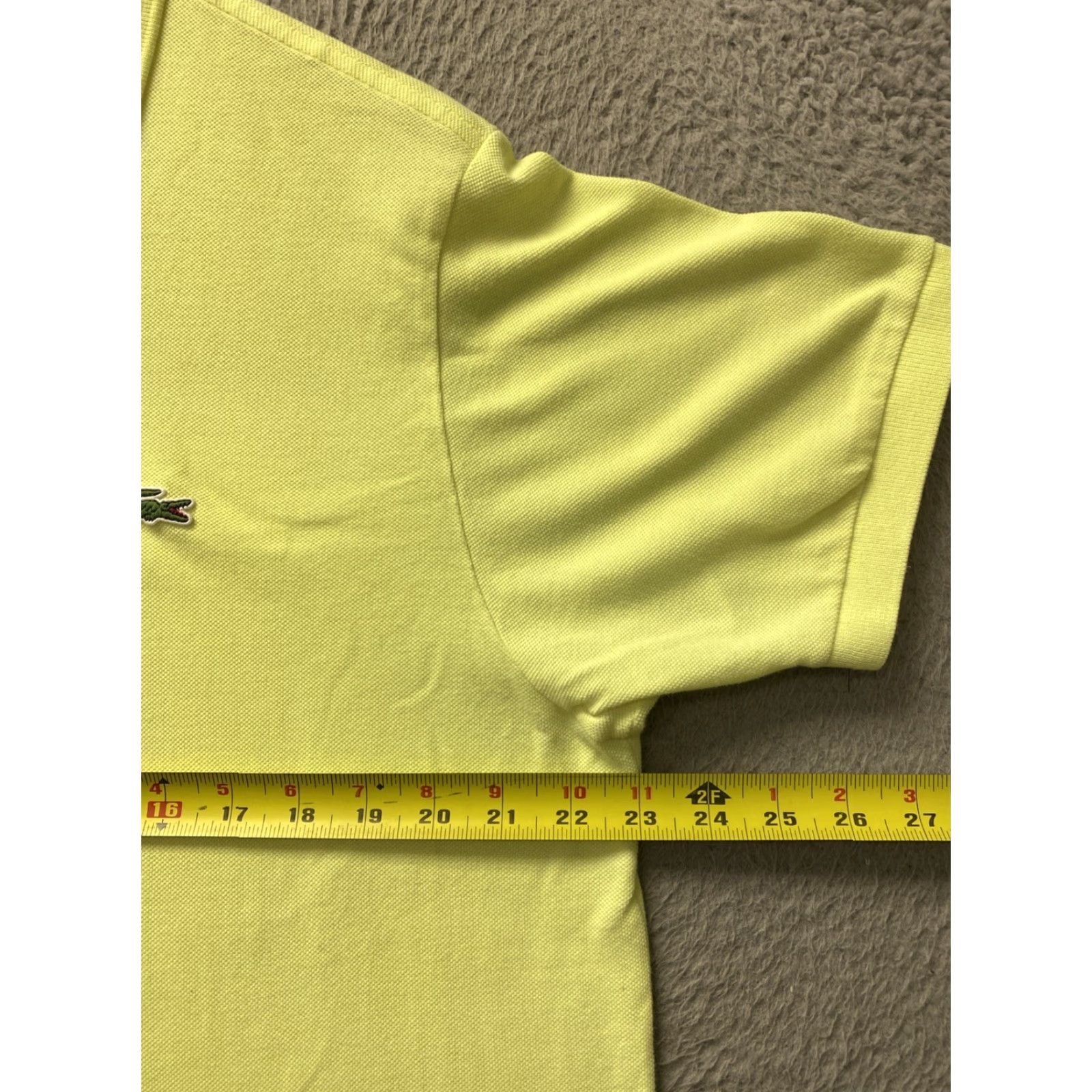 Lacoste Lacoste Polo Shirt Men 2XL Short Sleeve Lime Neon 100% Cotton Slim Fit Summer Comfort Size US XXL / EU 58 / 5 - 5 Thumbnail