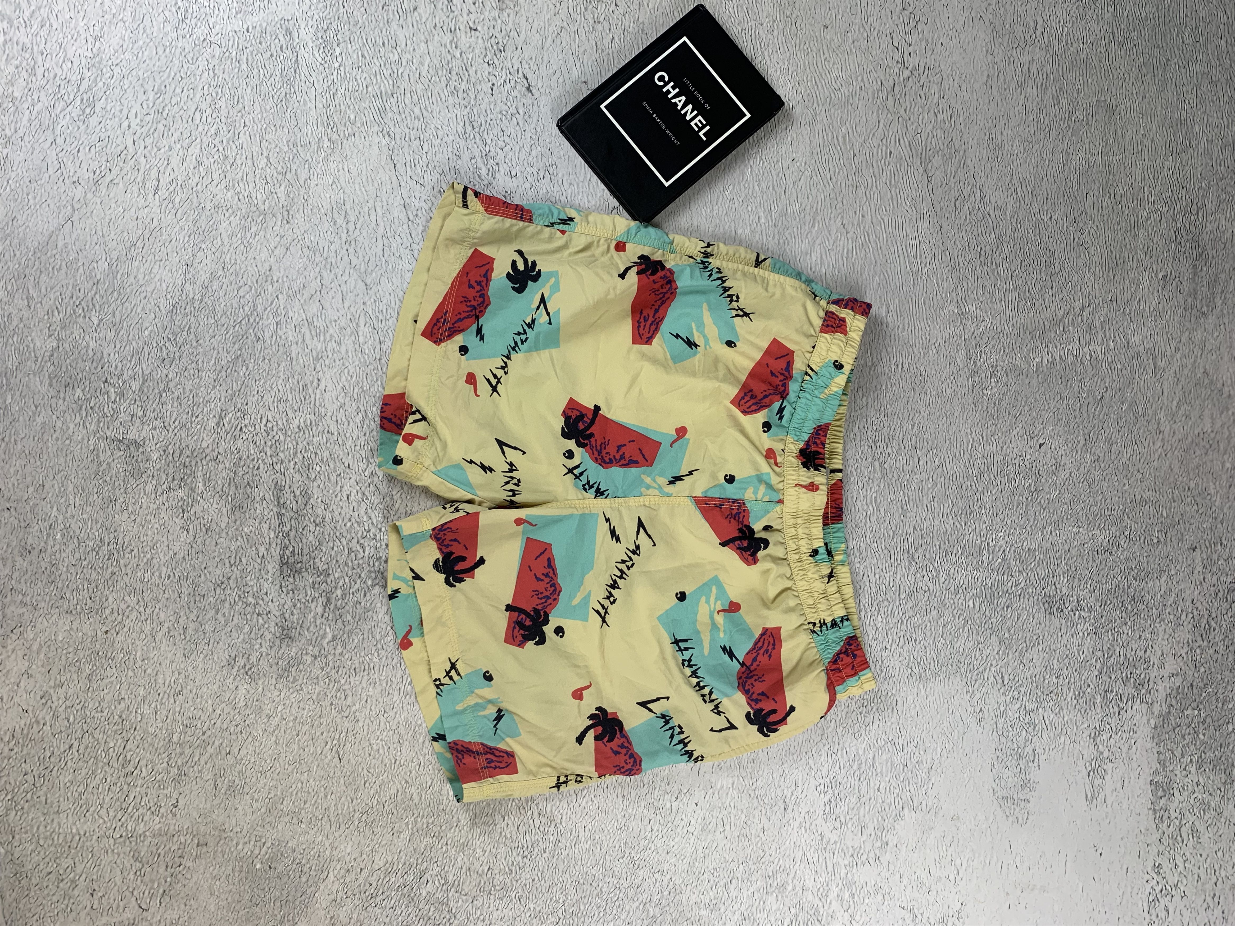 Carhartt × Japanese Brand × Vintage Vintage Carhartt Nylon shorts Monogram big logo Y2K Size US 34 / EU 50 - 4 Thumbnail
