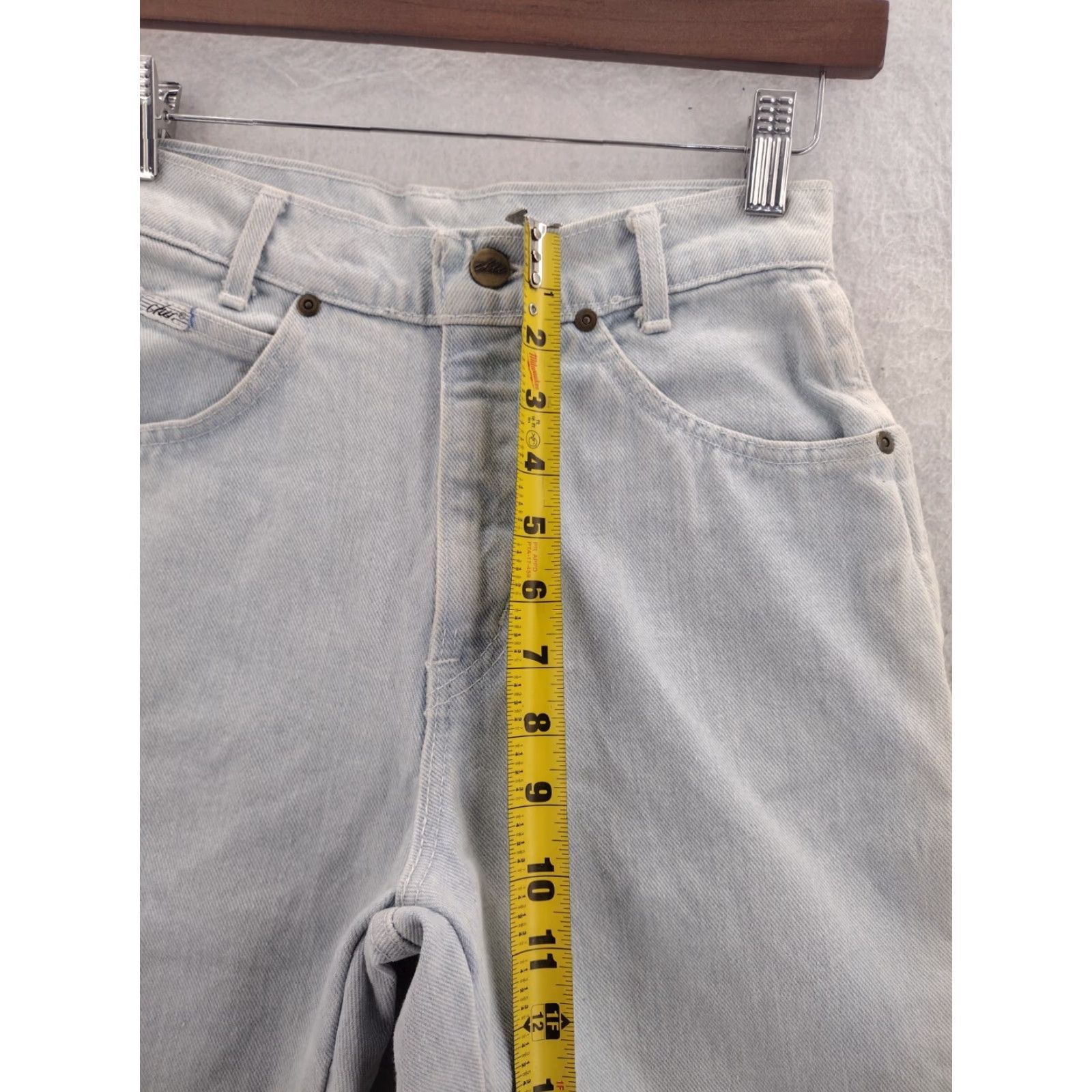 Vintage VINTAGE CHIC NWD MOM Jeans Womens 5 Petite High Waist Blue 80s Vintage Denim 5-Pocket Mens Womens Girls Boys Size 27" / US 4 / IT 40 - 4 Thumbnail