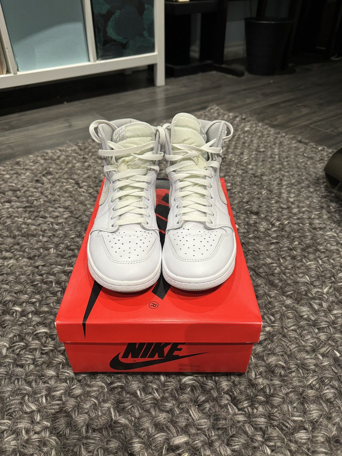 Jordan Brand × Nike AJ 1 85 Hi Neutral Gray Size US 8.5 / EU 41-42 - 1 Thumbnail