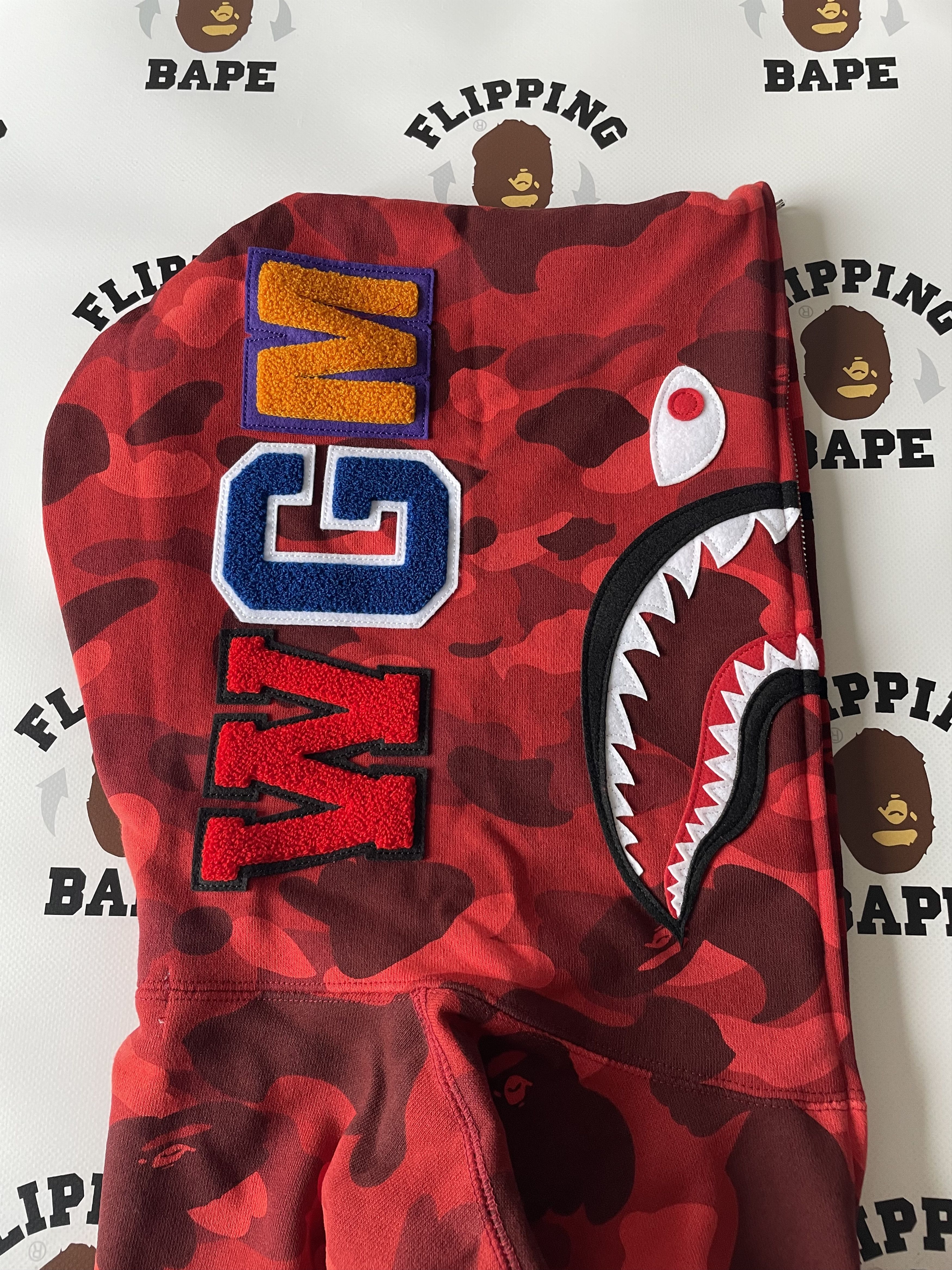 Bape BAPE COLOR CAMO SHARK FULL ZIP HOODIE SS23 Size US XXL / EU 58 / 5 - 4 Thumbnail