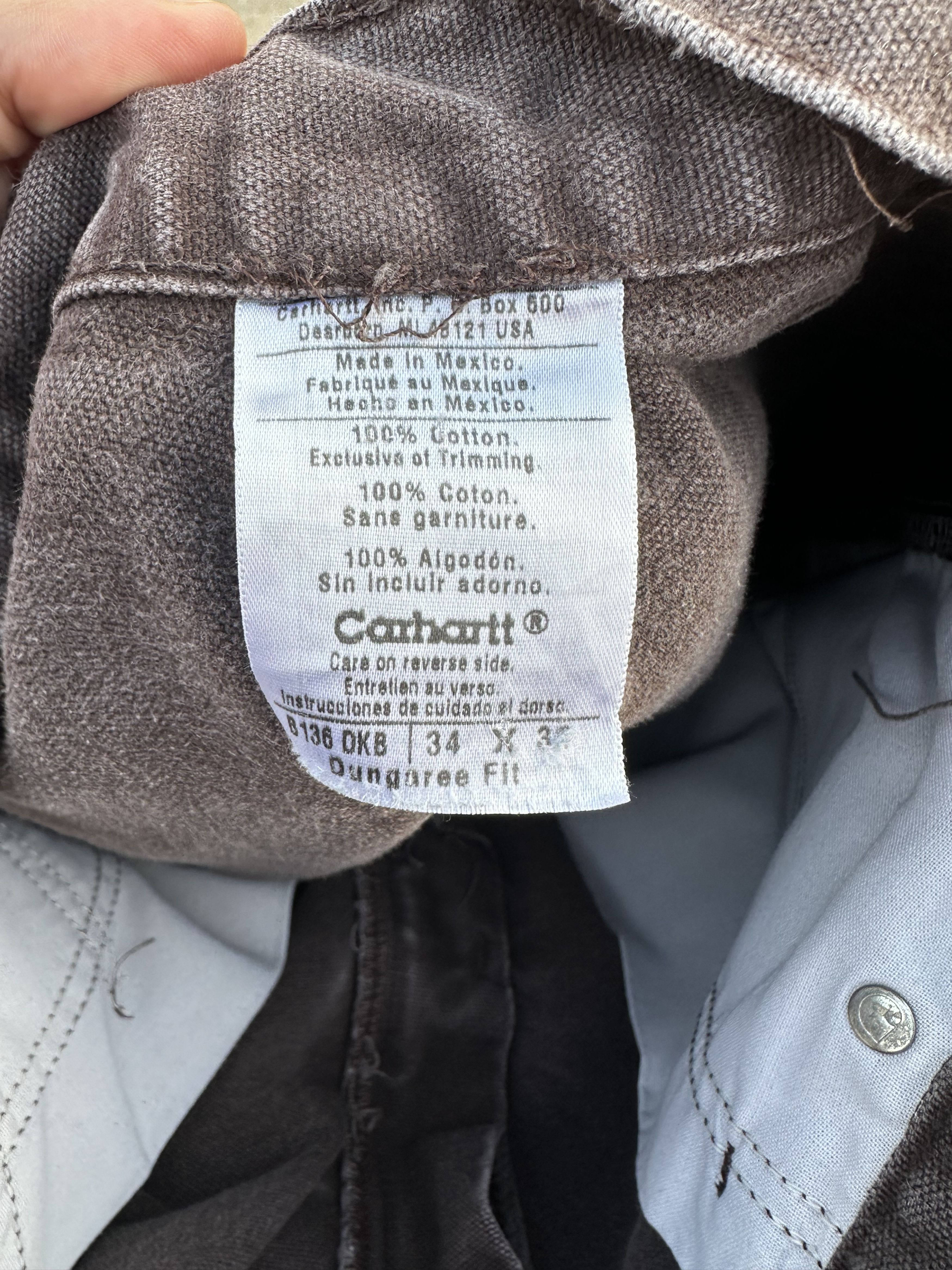Carhartt Brown Carhartt Double Knees Size US 30 / EU 46 - 4 Thumbnail