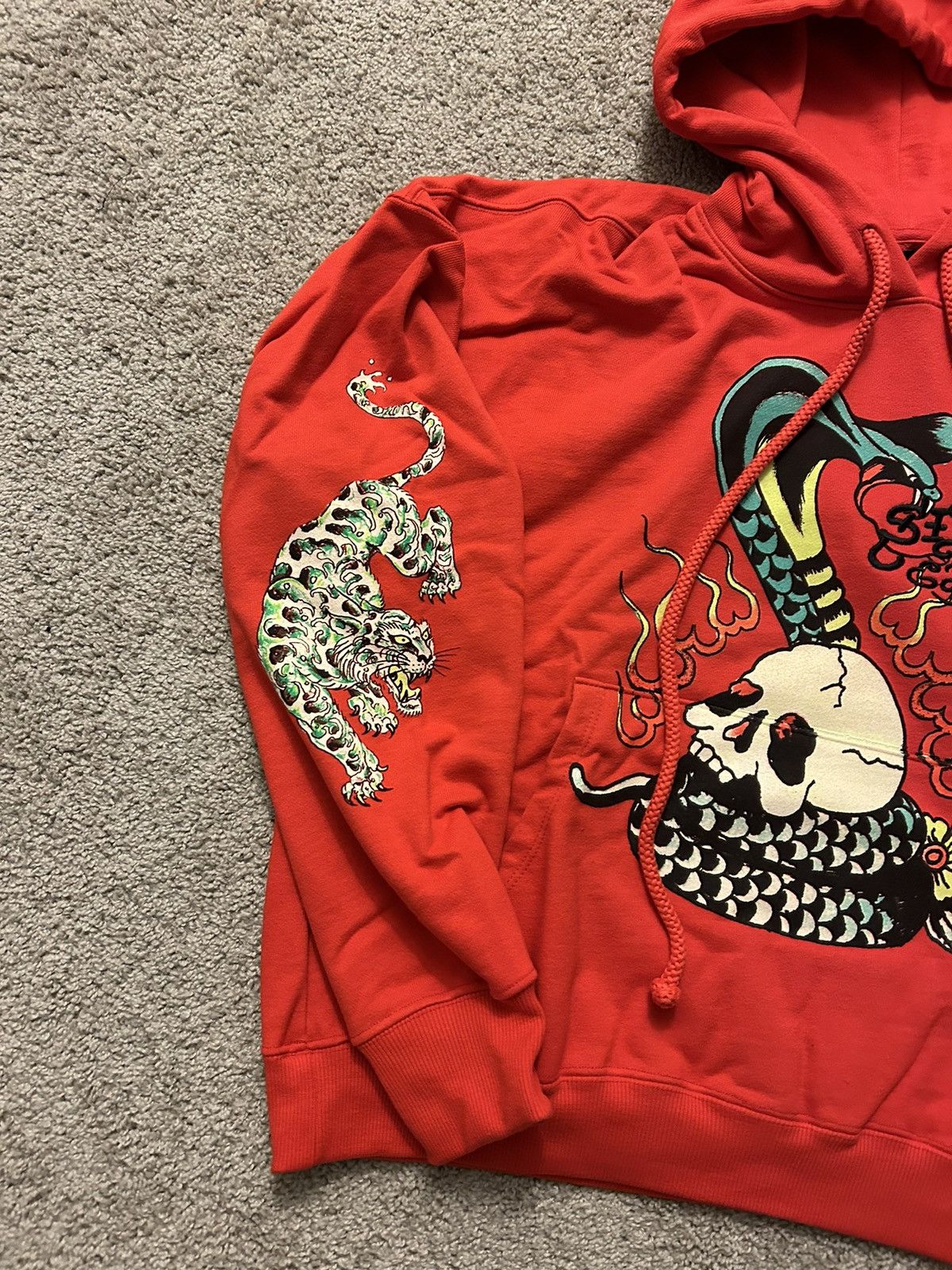 Ed Hardy Ed Hardy X Siberia Hills Hoodie Red Size Medium Size US M / EU 48-50 / 2 - 3 Thumbnail