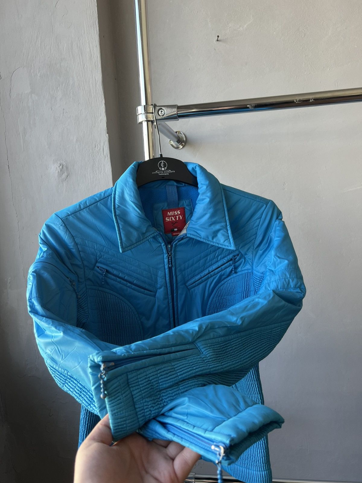 Miss Sixty 90’s Miss Sixty Italian avantgarde women jacket coat zip Size M / US 6-8 / IT 42-44 - 4 Thumbnail