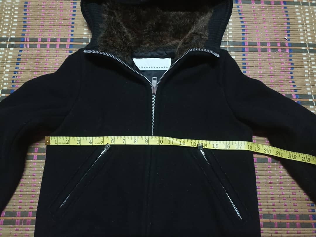 Issey Miyake Sunao Kuwahara Wool Jacket Hoodie faux fur Size M / US 6-8 / IT 42-44 - 10 Thumbnail