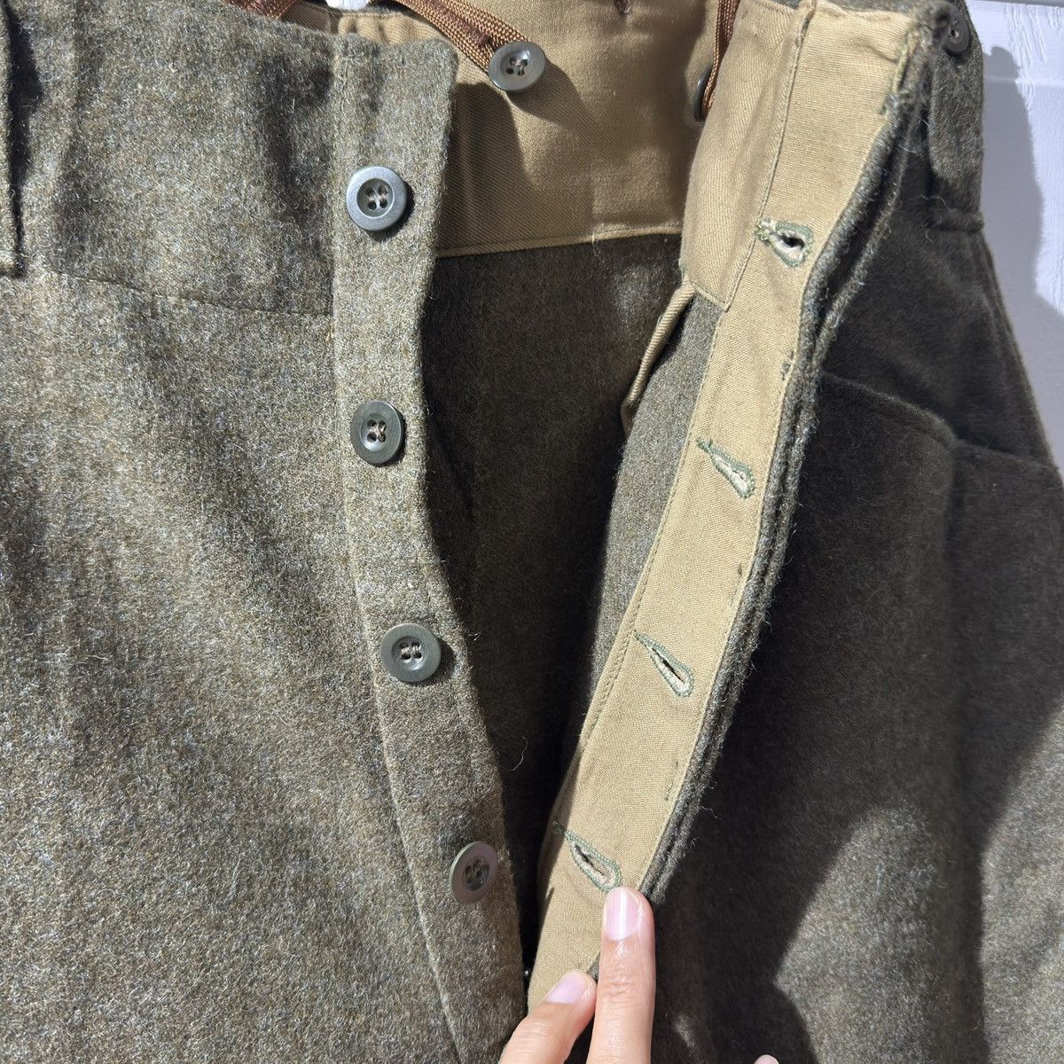 Other 1951 Belgian A.B.L. Jodhpur breeches Tie Bottom Wool Size US 34 / EU 50 - 5 Thumbnail