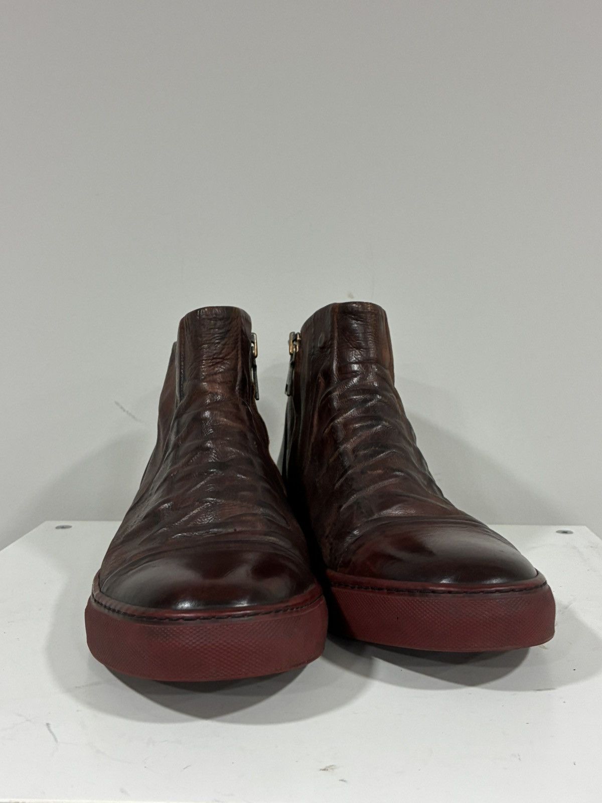 John Varvatos Reed Ghosted High Top Sneaker Size USA 11 or 44 EU Size US 11 / EU 44 - 3 Thumbnail