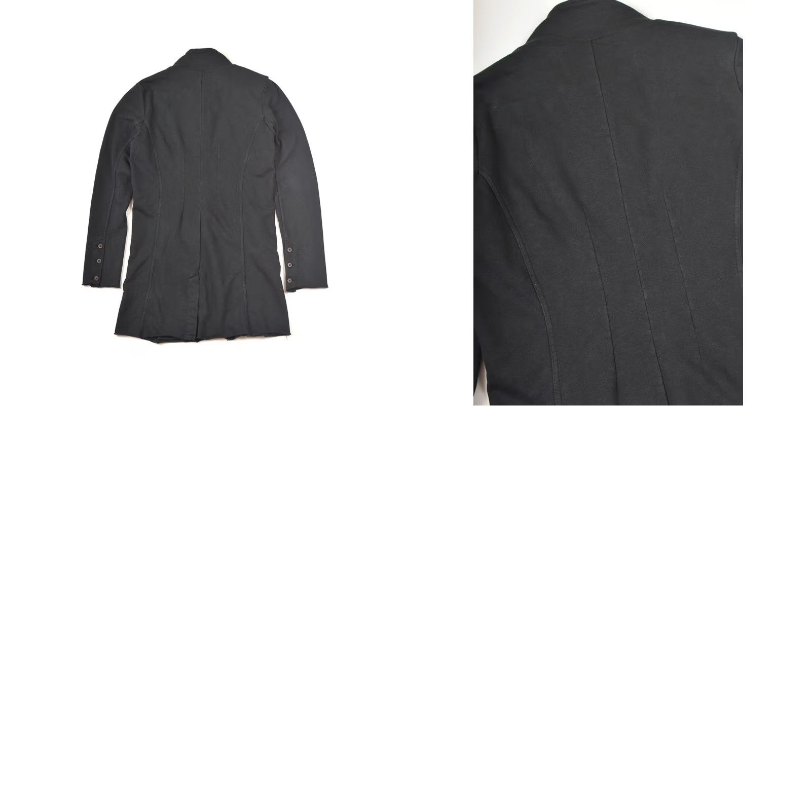Vintage Thom Krom M SJ 71 Long Blazer Designer Cotton Coat Cardigan, Size M-L, Black, Cotton, Coat, Men Size US L / EU 52-54 / 3 - 8 Thumbnail