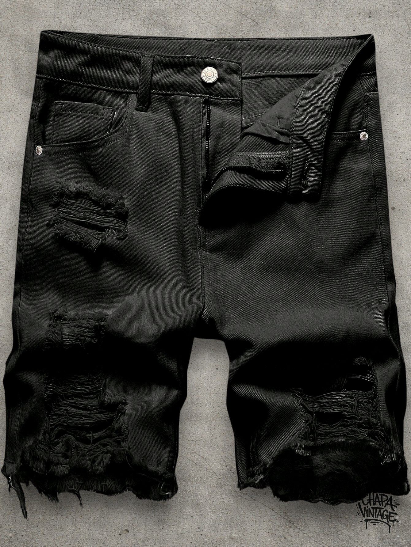 Vintage Distressed slim shorts Size US 34 / EU 50 - 1 Thumbnail
