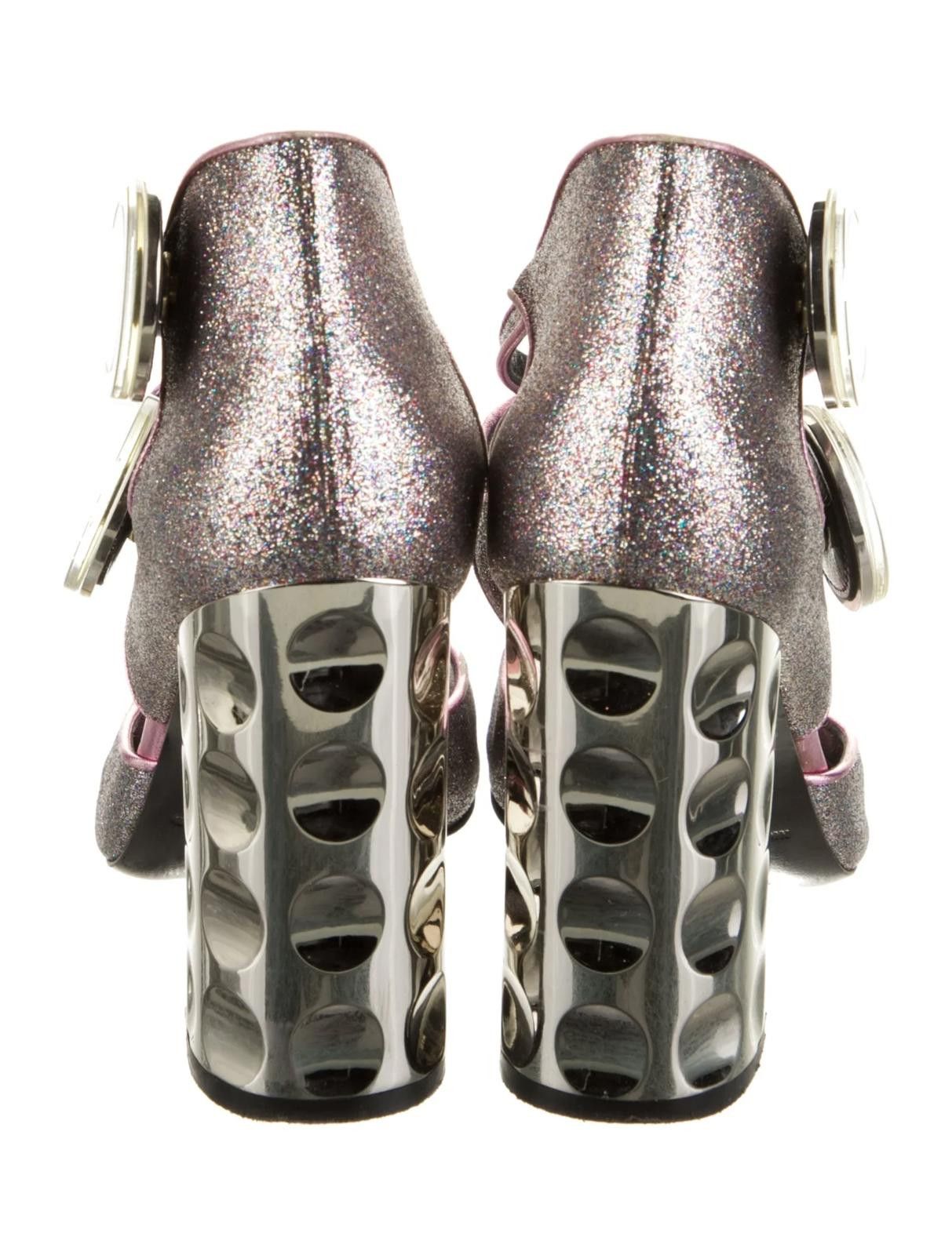 Other Nicholas Kirkwood Glitter Glitter Accents T-Strap US5, IT35 Size US 5 / IT 35 - 4 Thumbnail
