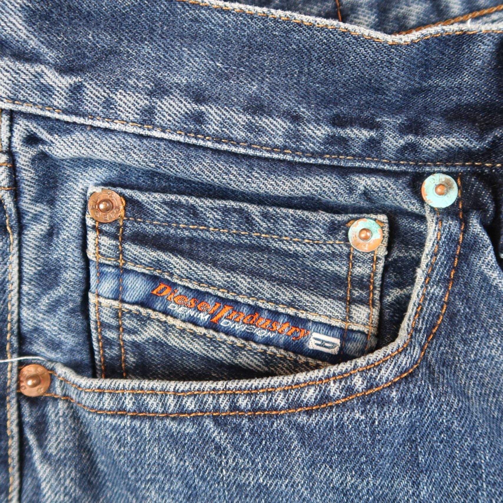 Diesel VTG Diesel Jeans Mens 36 Denim Pants Kratt Straight Leg Made Italy Size US 36 / EU 52 - 6 Thumbnail
