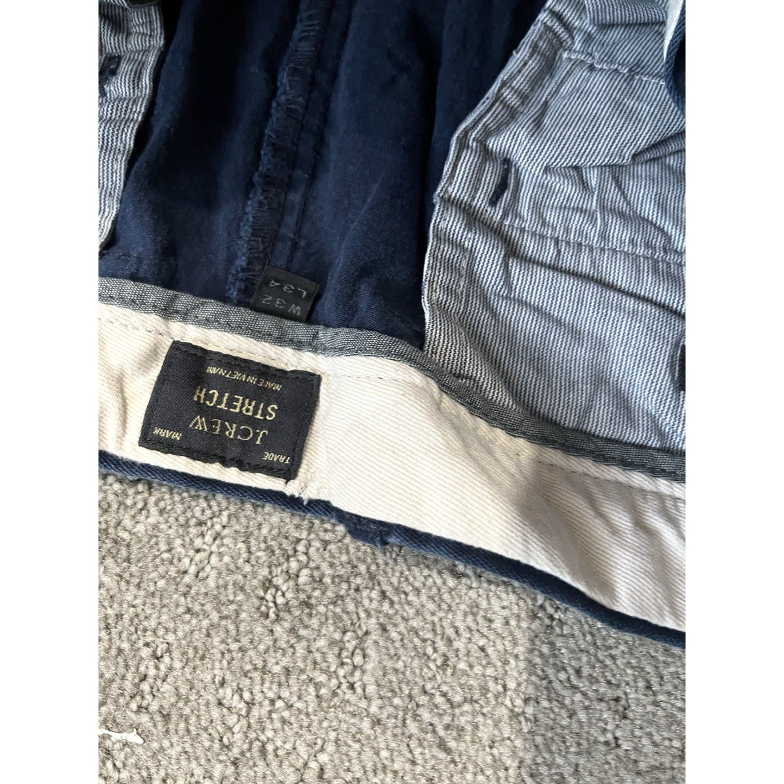 J.Crew J.CREW Stretch 770 Straight Pants Mens 32x31 Blue Chino Cotton Canvas Size US 32 / EU 48 - 5 Thumbnail