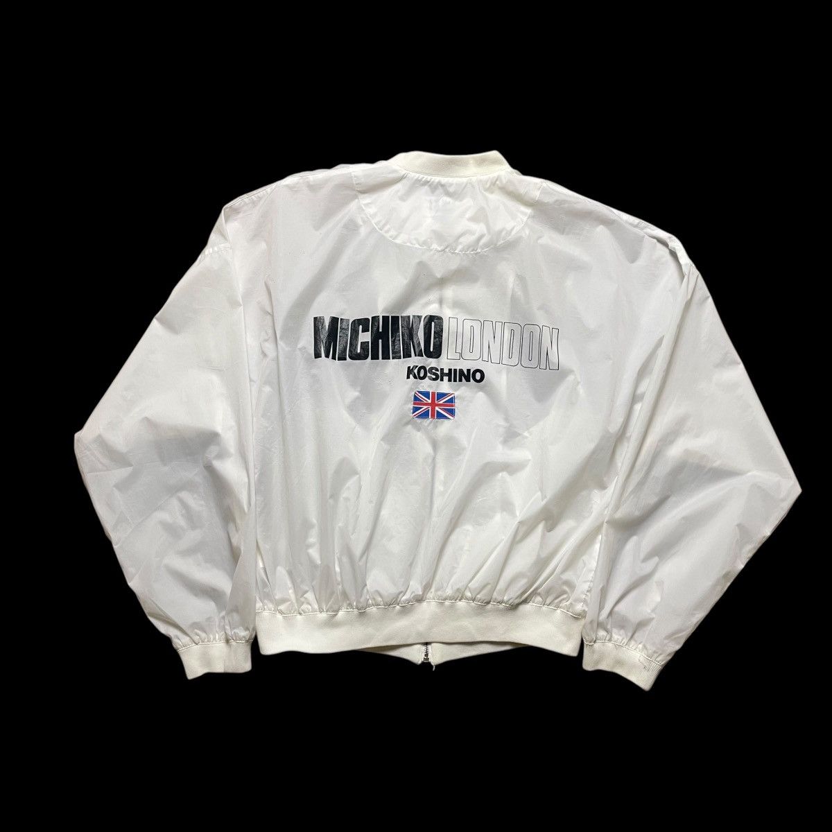 Michiko Koshino × Michiko Koshino London × Vintage 🇯🇵 VINTAGE MICHIKO KOSHINO LONDON BOMBER JACKET Size US XL / EU 56 / 4 - 1 Thumbnail