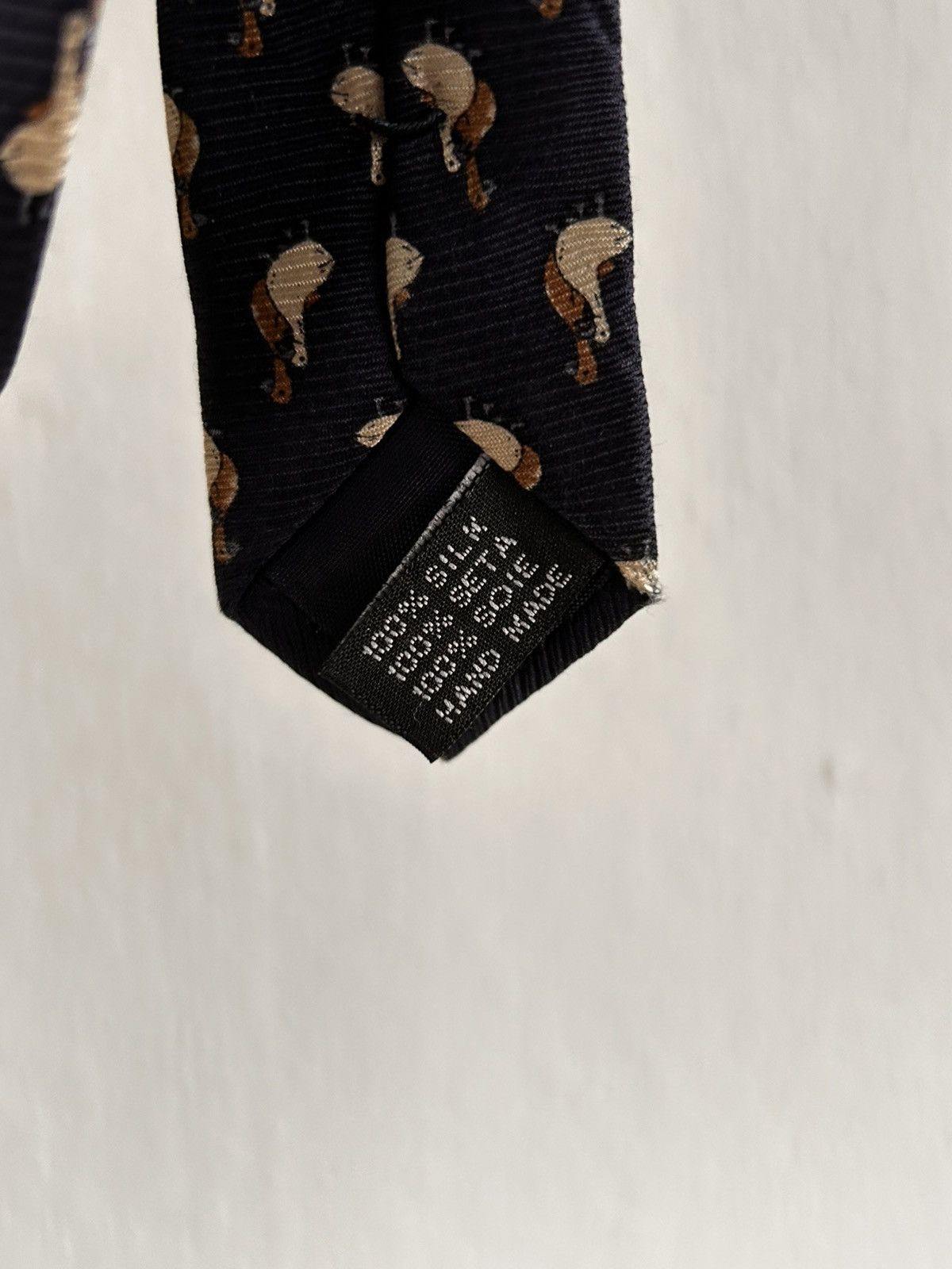 Vintage Monograme Duck Anne Catherine Tie Size ONE SIZE - 4 Thumbnail