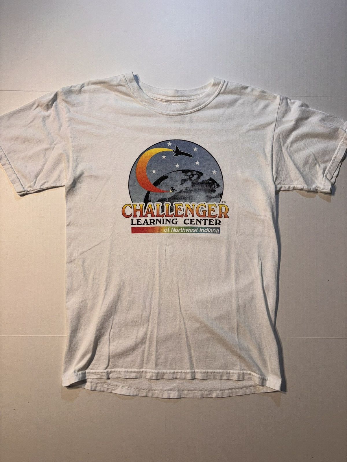 NASA Vtg NASA Challenger Space Shuttle Rocket Earth Indiana 90’s Size US M / EU 48-50 / 2 - 1 Thumbnail