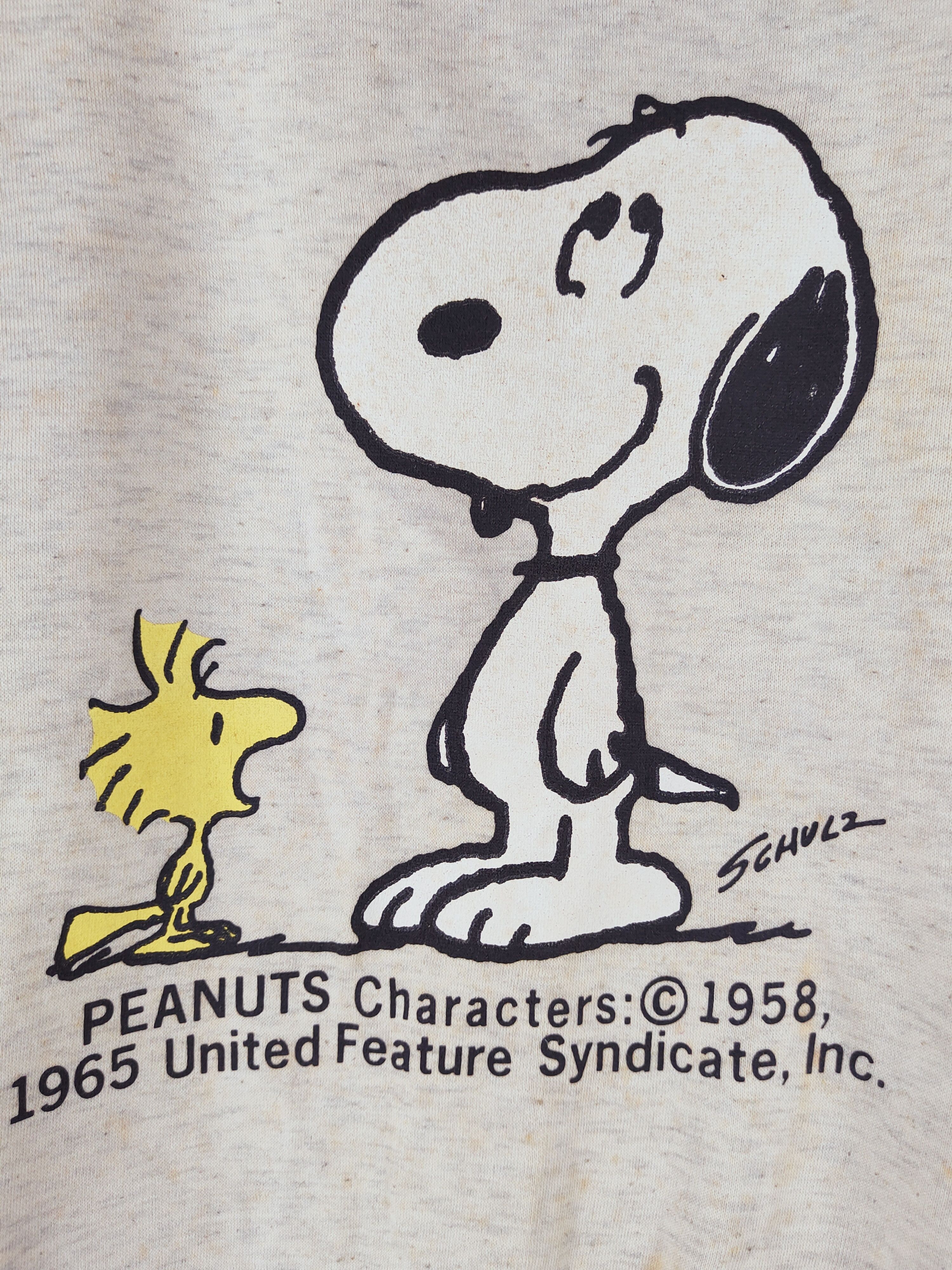 Cartoon Network × Peanuts × Vintage Circle Vault Cream Peanuts Sweatshirts #W029 Size US M / EU 48-50 / 2 - 3 Thumbnail