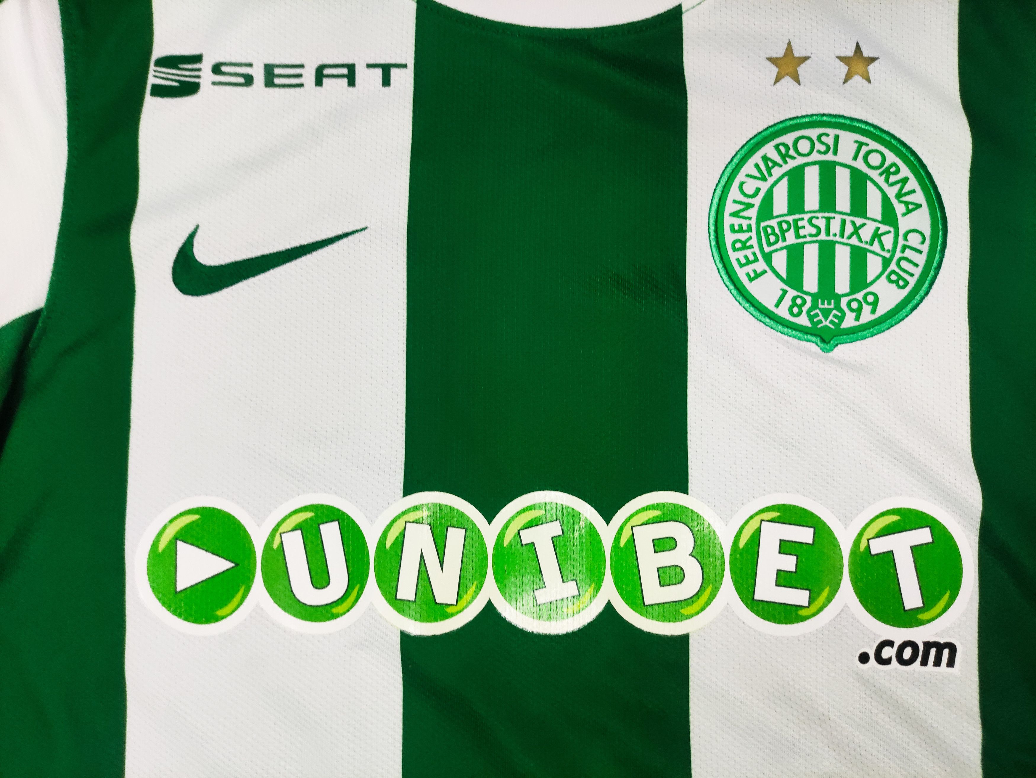 Nike Ferencváros 2009 2010 Nike Home Kit Jersey Budapest Hungary Size US S / EU 44-46 / 1 - 6 Thumbnail