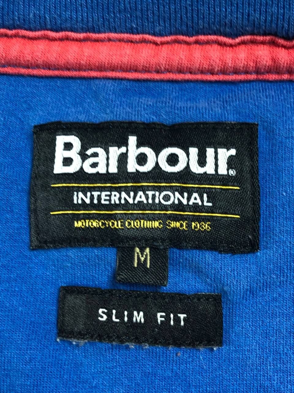 Barbour × Vintage Vintage Japanese Style Barbour International Moto T-shirts Size US M / EU 48-50 / 2 - 2 Thumbnail