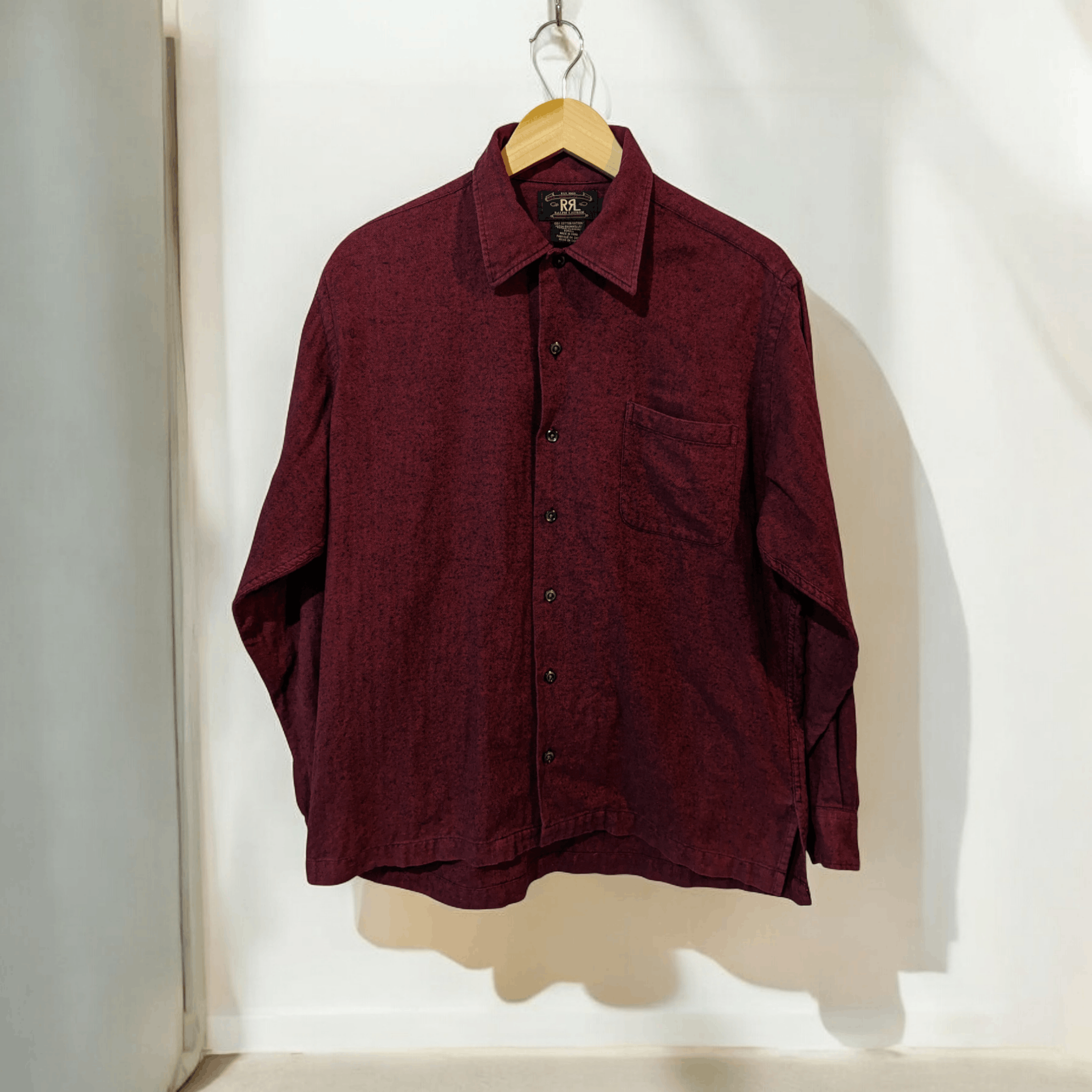 RRL Ralph Lauren Double RL Herringbone Shirt Size US M / EU 48-50 / 2 - 1 Thumbnail