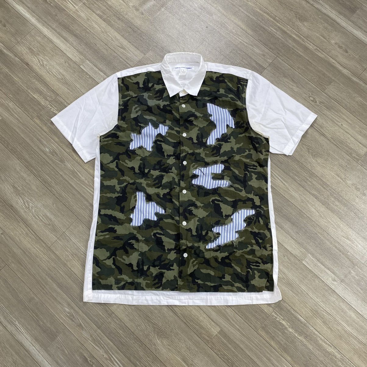 Comme des Garcons 🇯🇵SS16 Comme Des Garcons Tshirt Patchwork CDG Shirt Designer Size US L / EU 52-54 / 3 - 2 Thumbnail