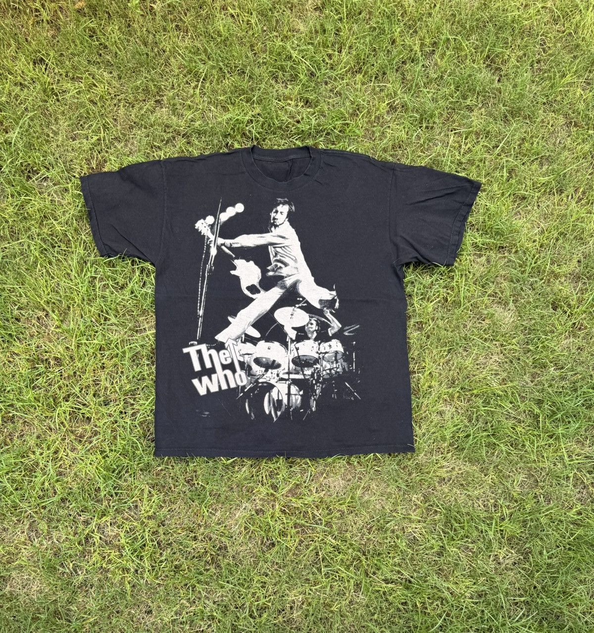 Vintage Vintage 90s The Who Pete Townshend T-Shirt Size US XL / EU 56 / 4 - 1 Thumbnail