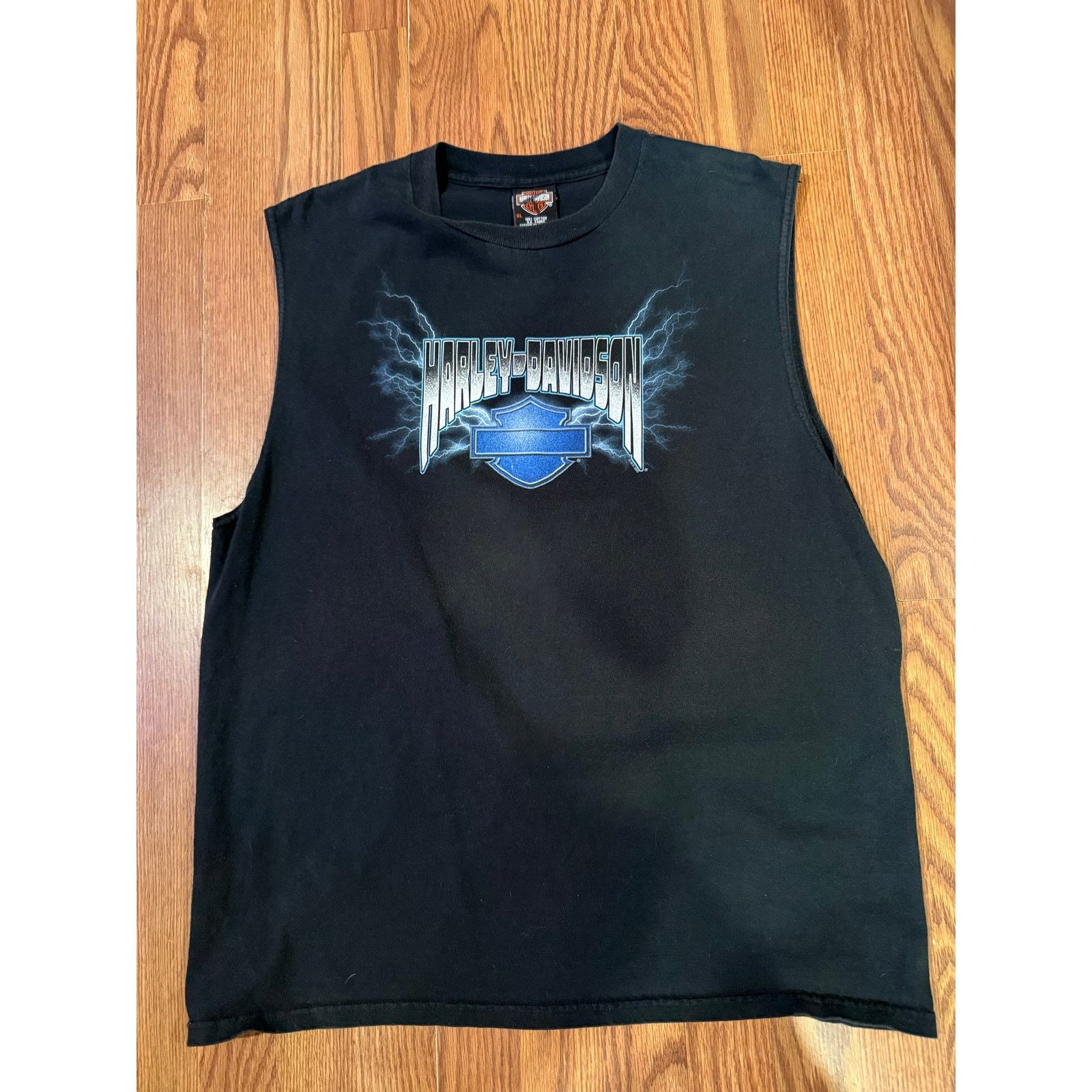 Harley Davidson 2005 Harley Davidson Las Vegas sleeveless Size US XL / EU 56 / 4 - 1 Thumbnail