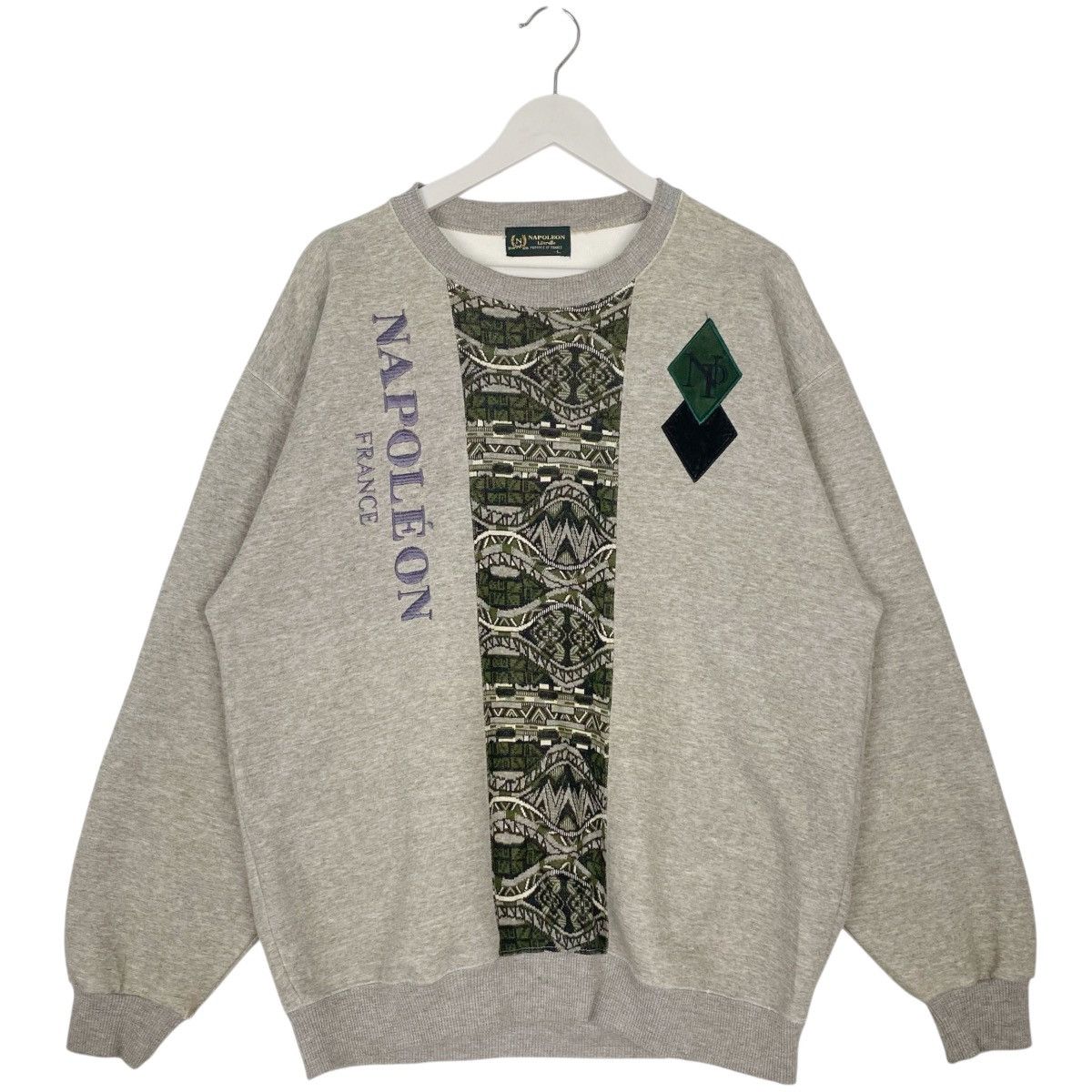 Other Vintage Napoleon France Sweatshirt Crewneck Grey Big Logo Size US L / EU 52-54 / 3 - 1 Thumbnail