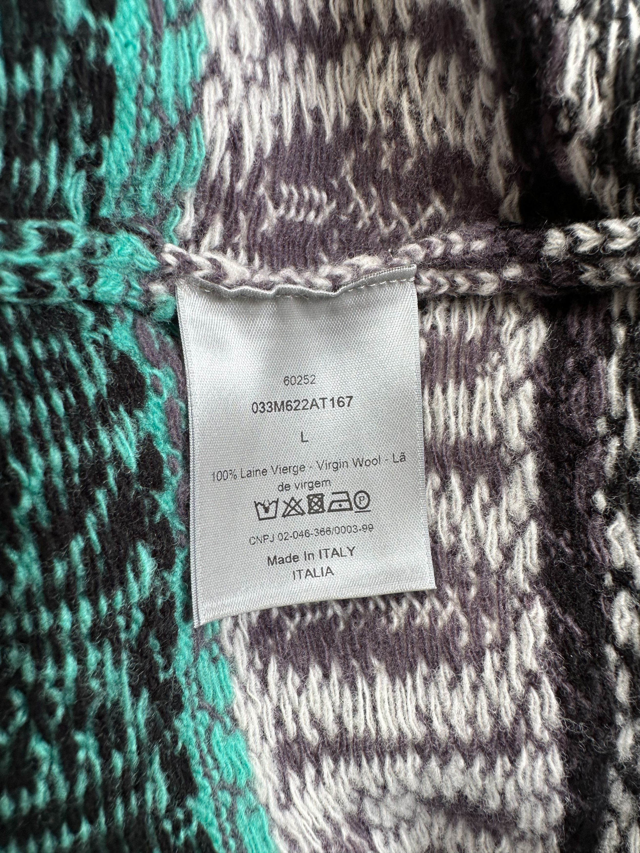 Dior Dior Stussy Multicolor Knit Sweater Size US L / EU 52-54 / 3 - 5 Thumbnail