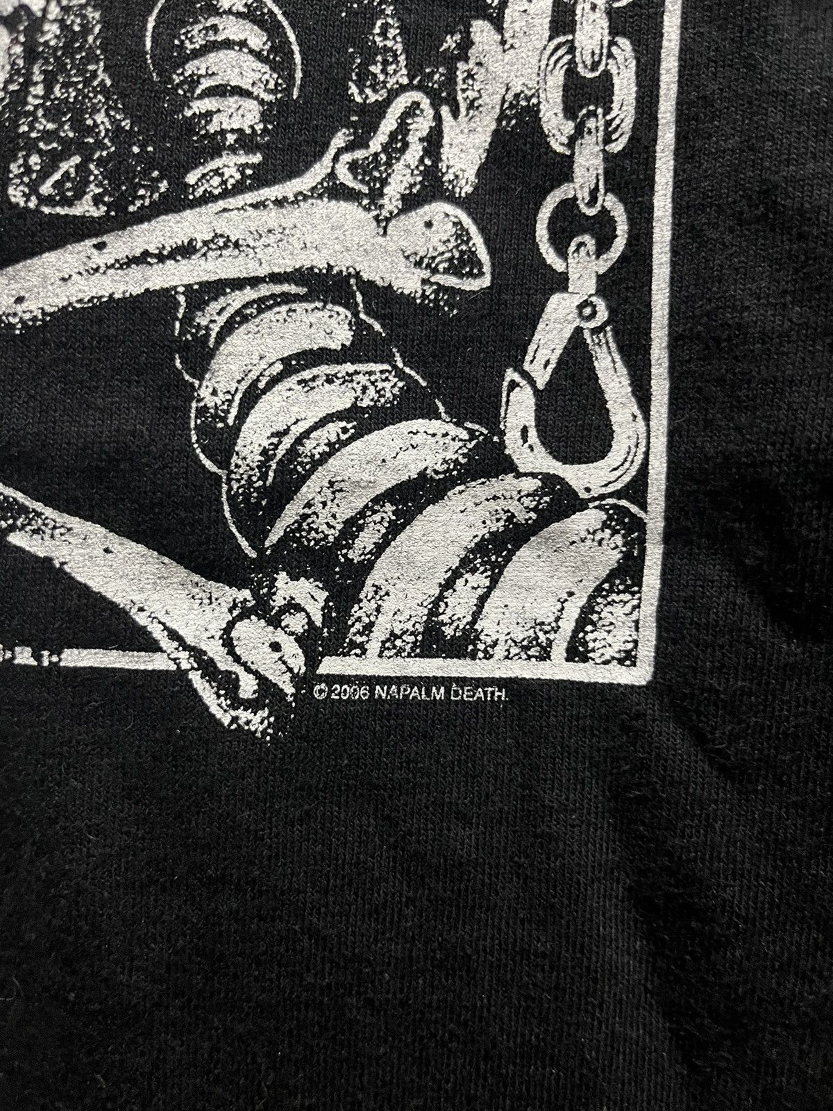 Band Tees Napalm Death Grindcore Death Metal Band Tee 2006s Size US XL / EU 56 / 4 - 4 Thumbnail