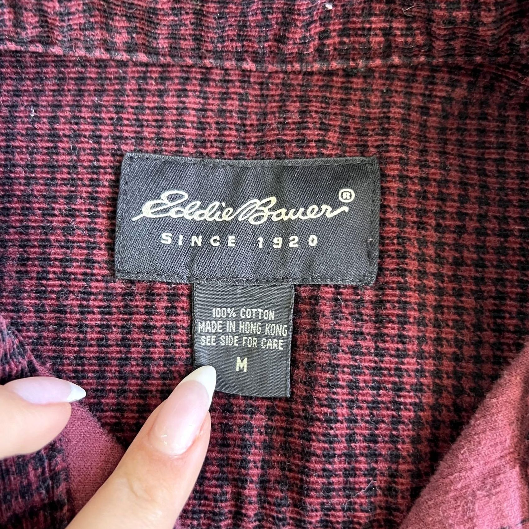 Eddie Bauer VINTAGE Eddie Bauer Shirt Mens M Red Check Long Sleeve Corduroy Button-Up Size US M / EU 48-50 / 2 - 3 Thumbnail