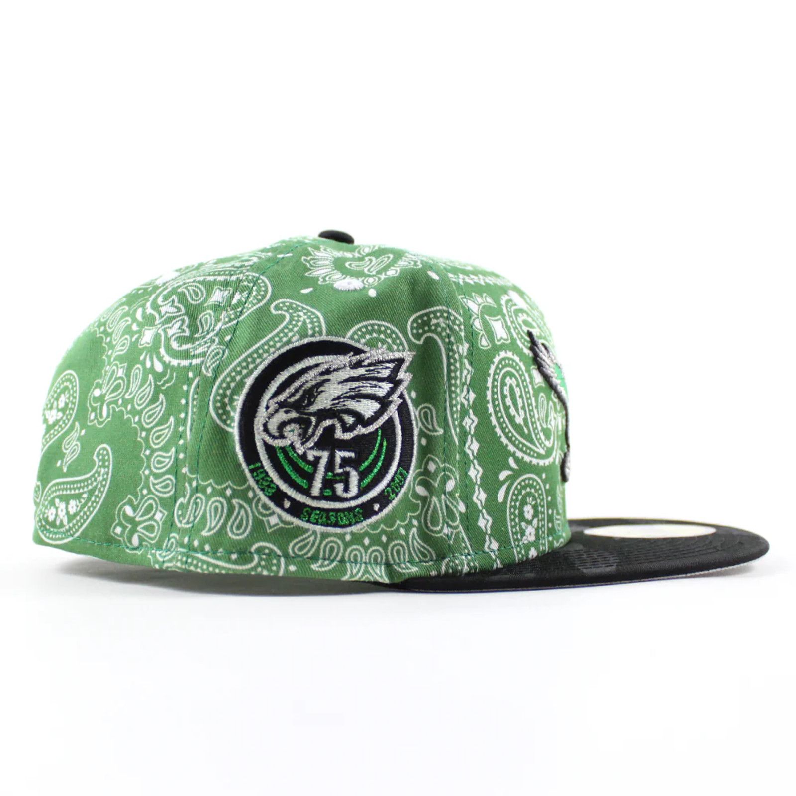 New Era Philadelphia Eagles 75 Years New Era 59FIFTY Hat Sz 7 1/2 Size ONE SIZE - 6 Thumbnail