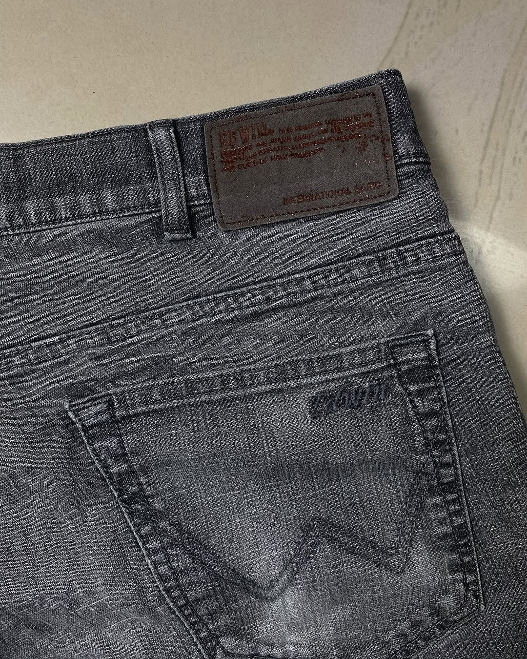 Edwin Edwin Grey washed Regular fit Jeans Size US 38 / EU 54 - 7 Thumbnail